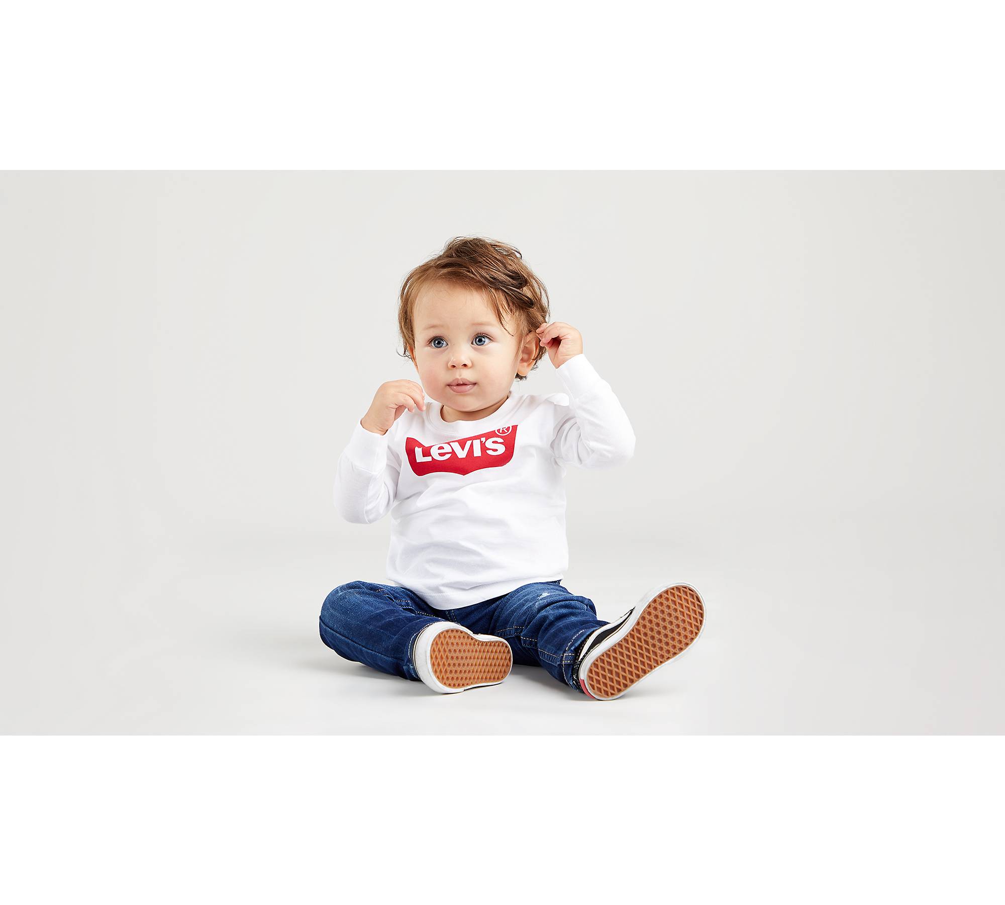 til stede tunge Ung Baby Batwing Tee - White | Levi's® AT
