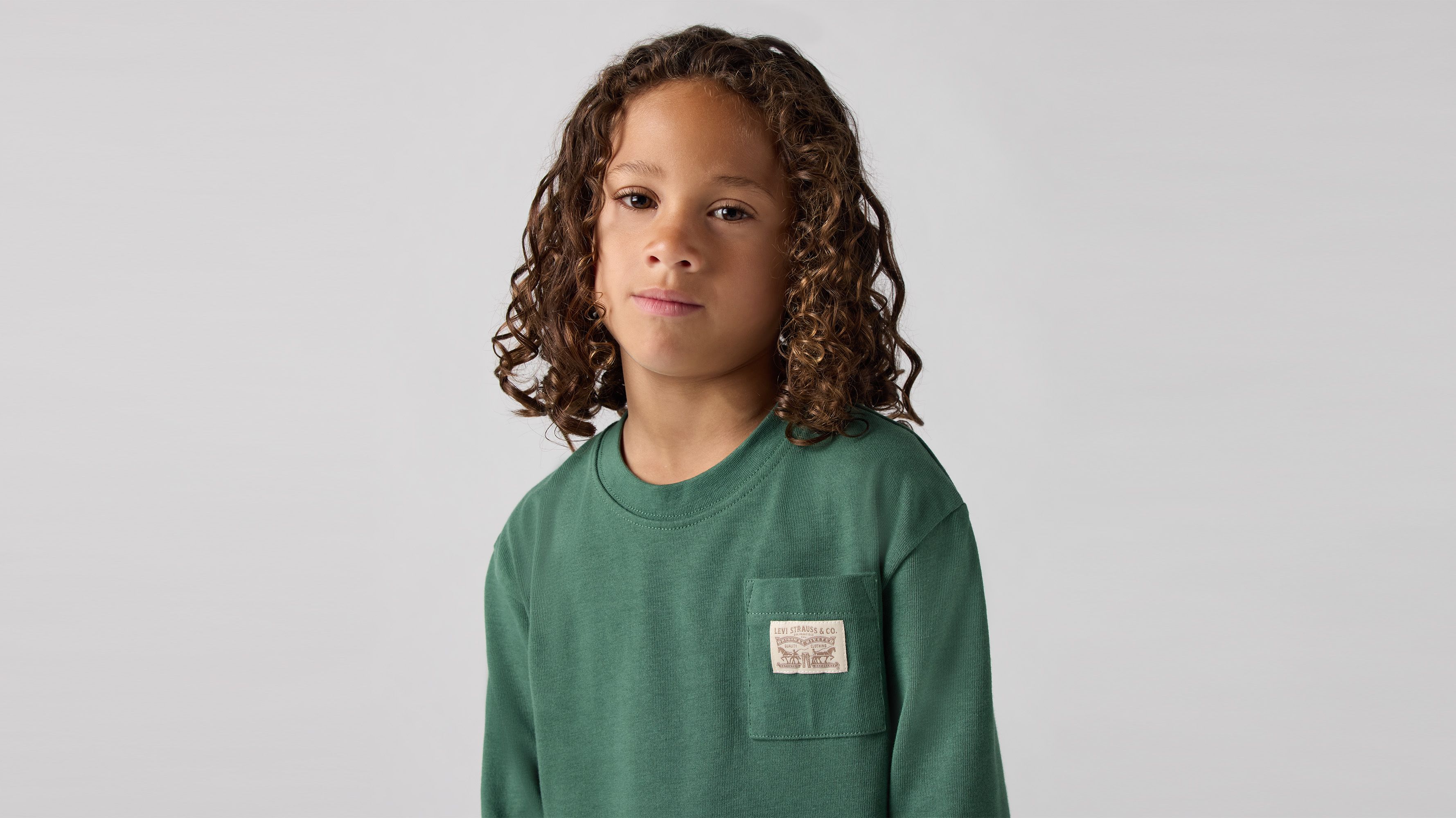 T-shirt pocket a manica lunga bambino 3