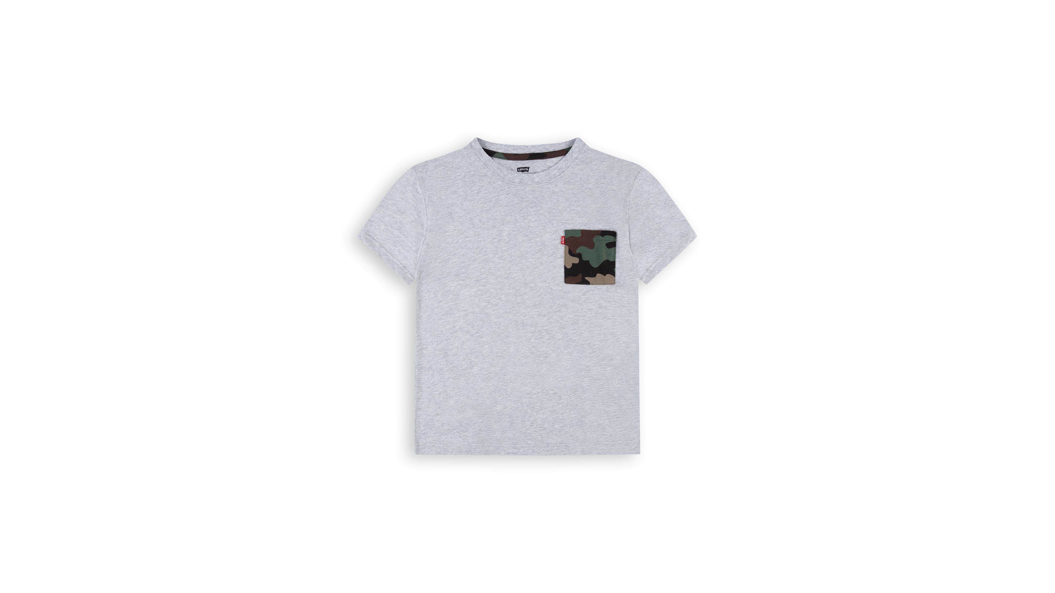 Relaxed Fit T-Shirt mit Tasche und Camo-Muster 1