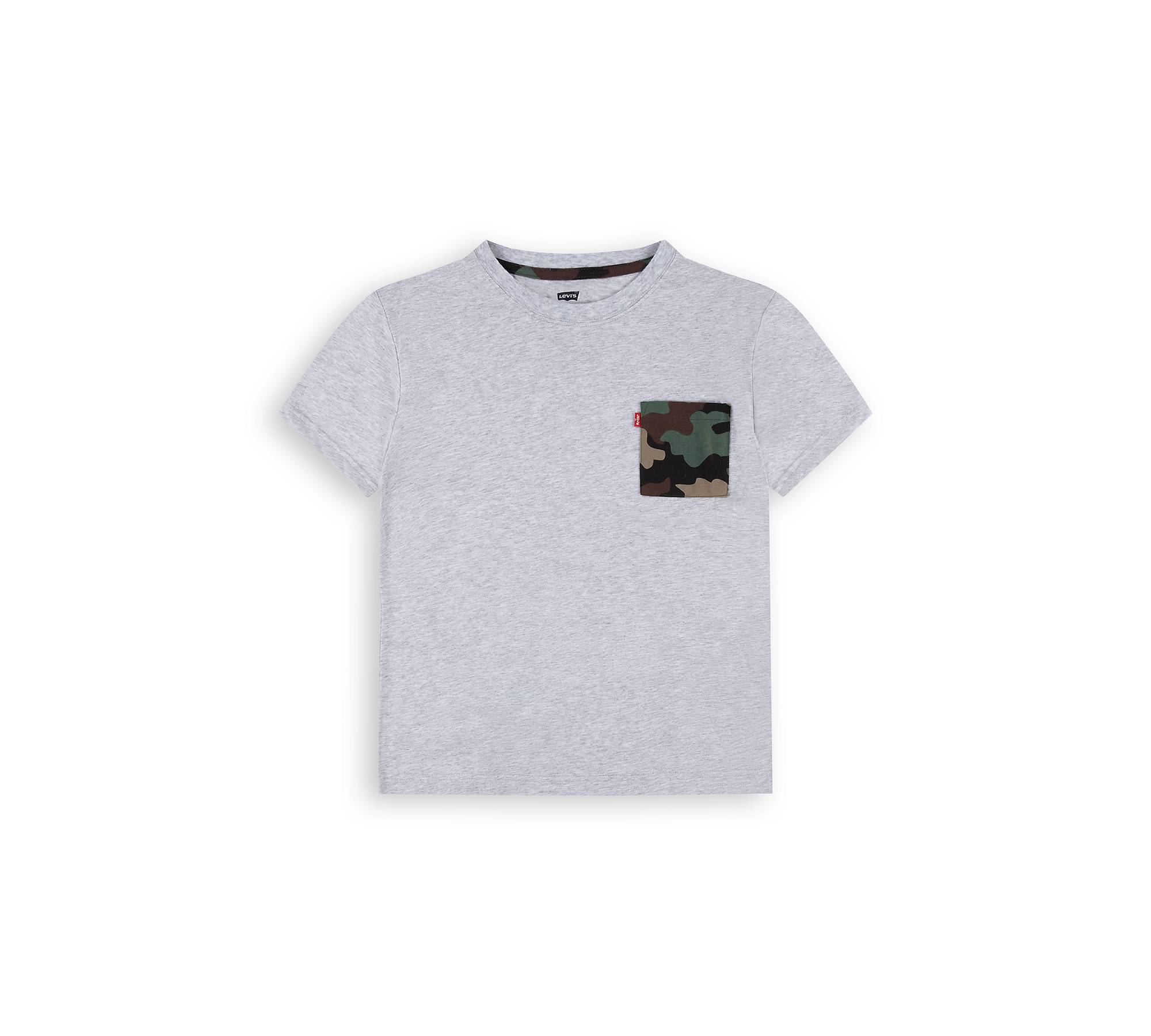 T-shirt camouflage poche relaxed 1