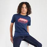 Teenager Stacked Batwing T-Shirt 3
