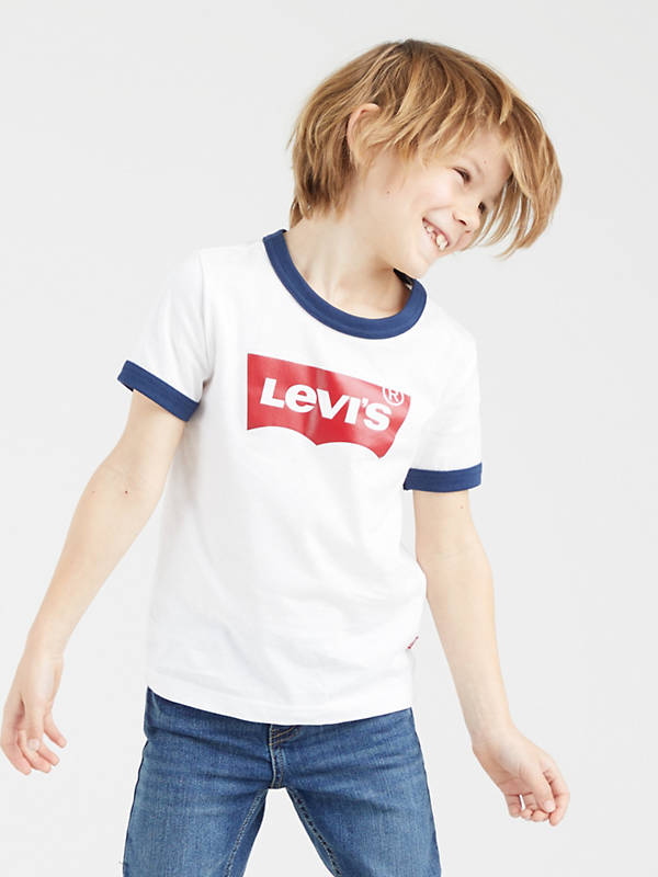 Levi's Kids T-shirt Garçon Lvb Ringer Graphic Tee Shirt