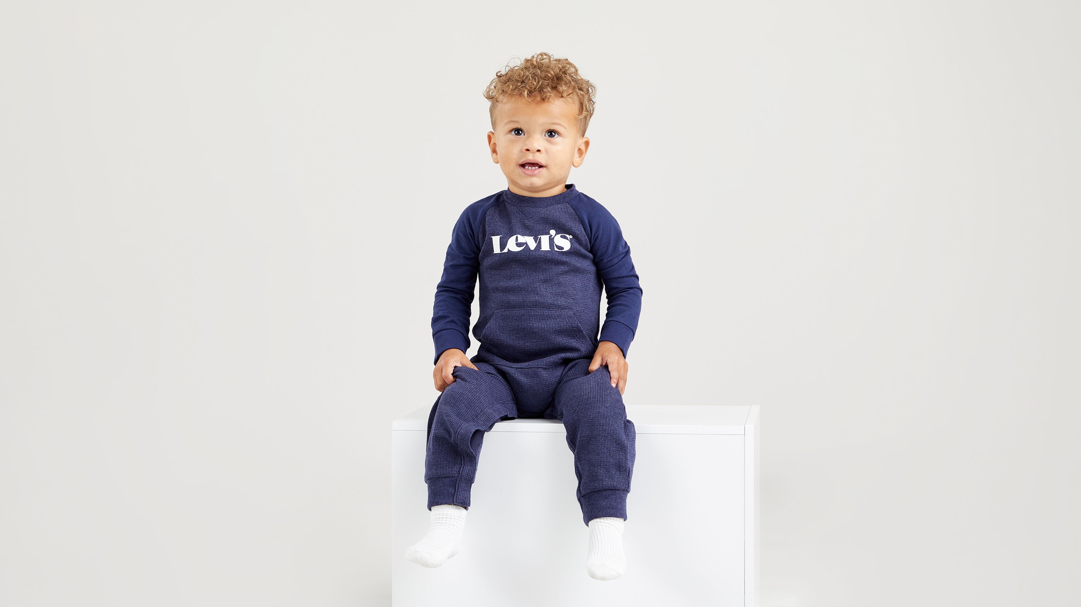 Levi's Kids LVN COLORBLOCK COVERALL 6EJ103, TUTA Bimbo 0-24