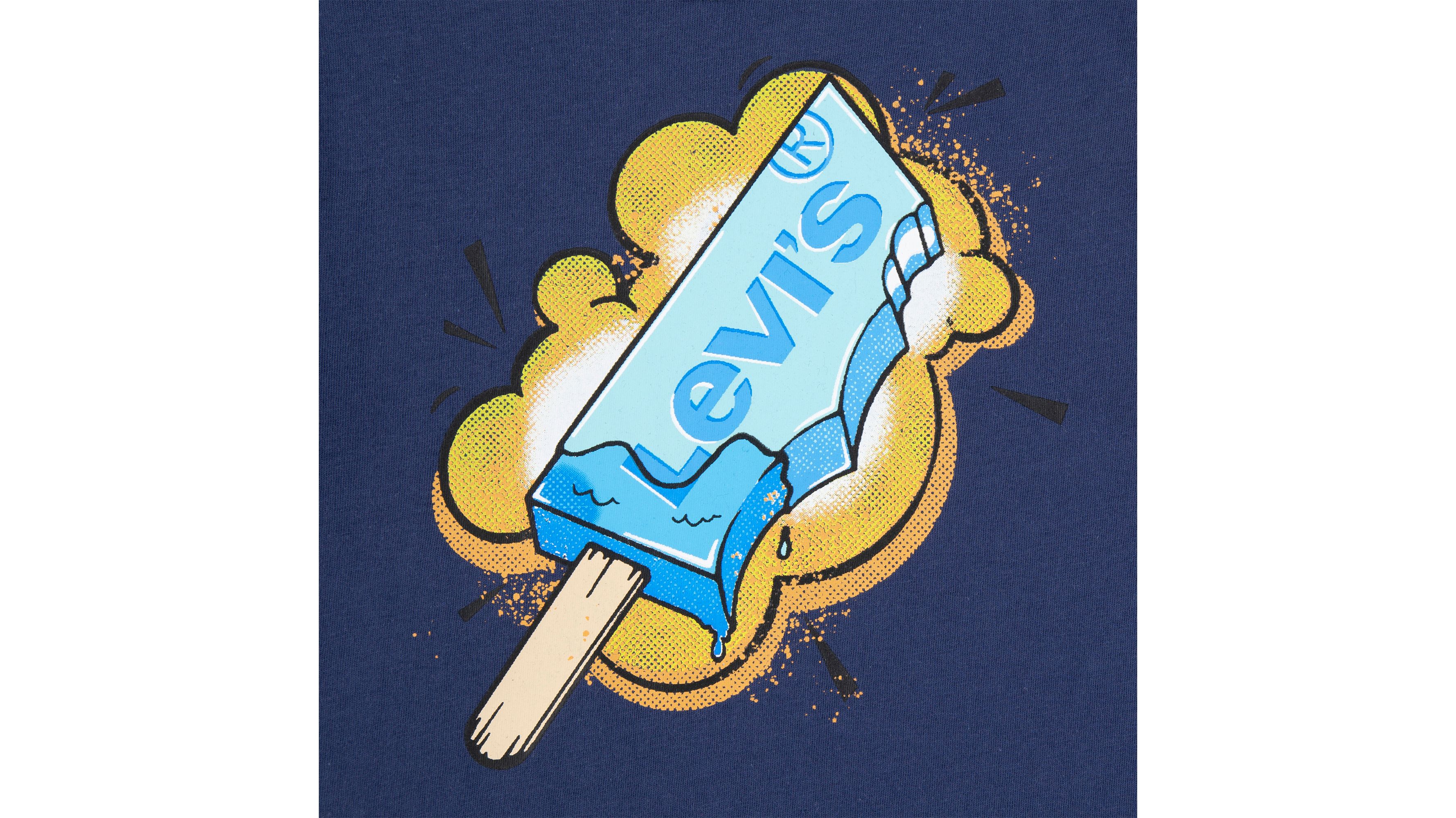 Camiseta De Manga Corta Popsicle Azul Levi s ES