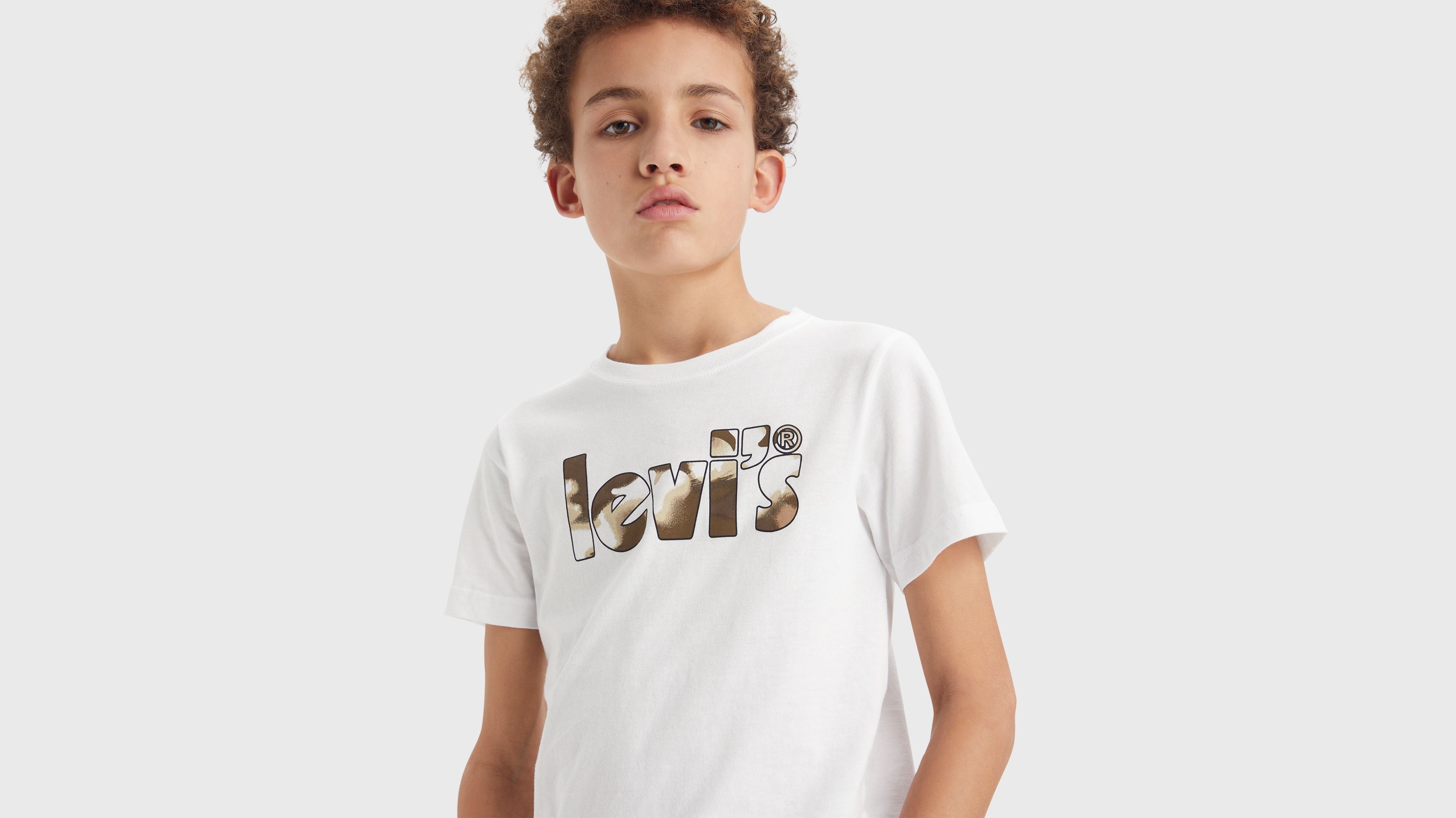 T-Shirt mit Camo Poster-Logo 3