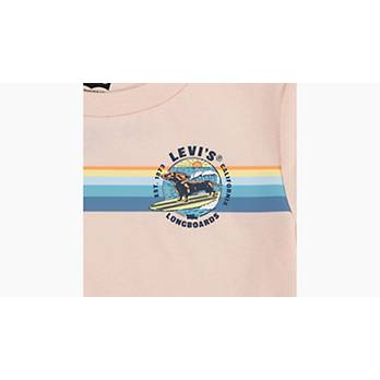 Camiseta para bebé Retro Stripe Surf 3