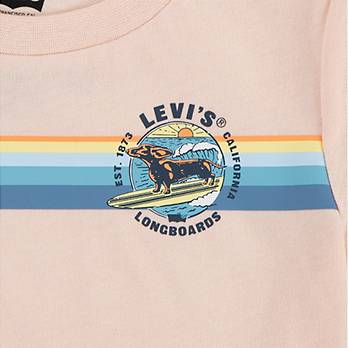 Retro Gestreept Surf T-shirt voor baby’s 3