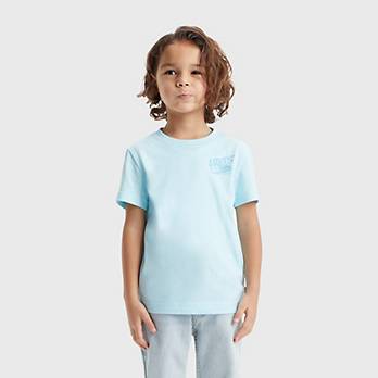 Surfende teckel T-shirt voor kinderen 3