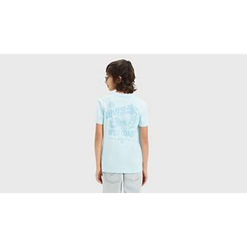 Surfing Dachshund T-shirt til teenagere 2