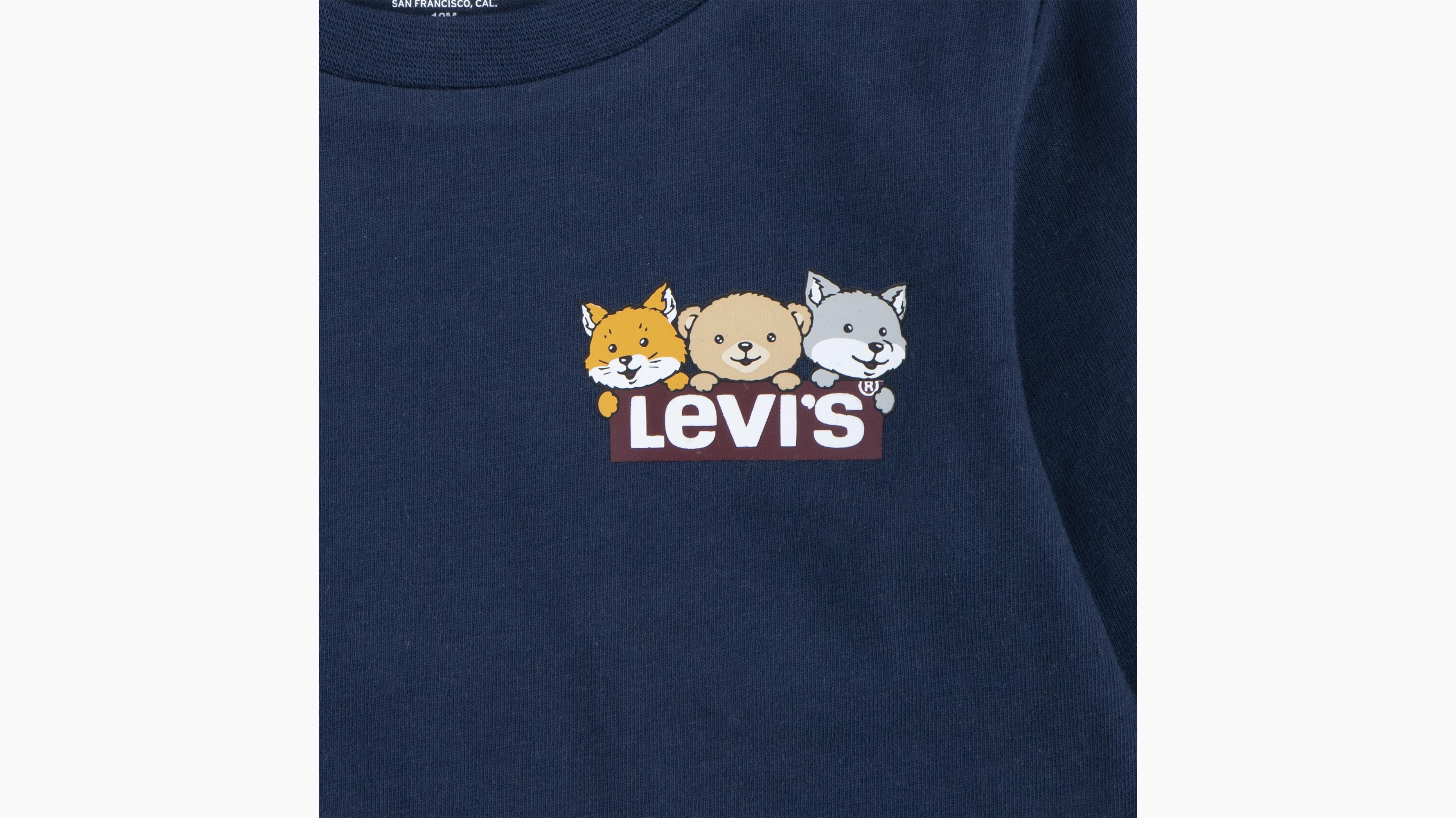 Critter Hiking Icons T-shirt voor baby’s 6