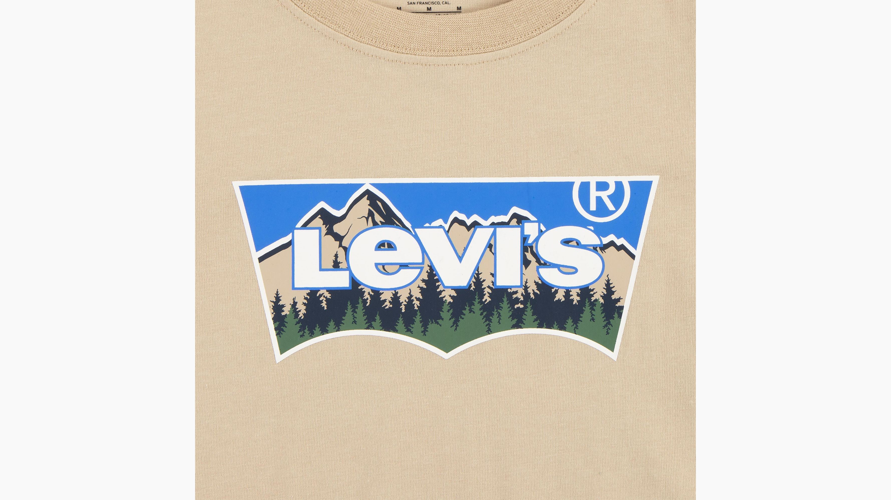 Teenager Forested Mountains Batwing Tee 6