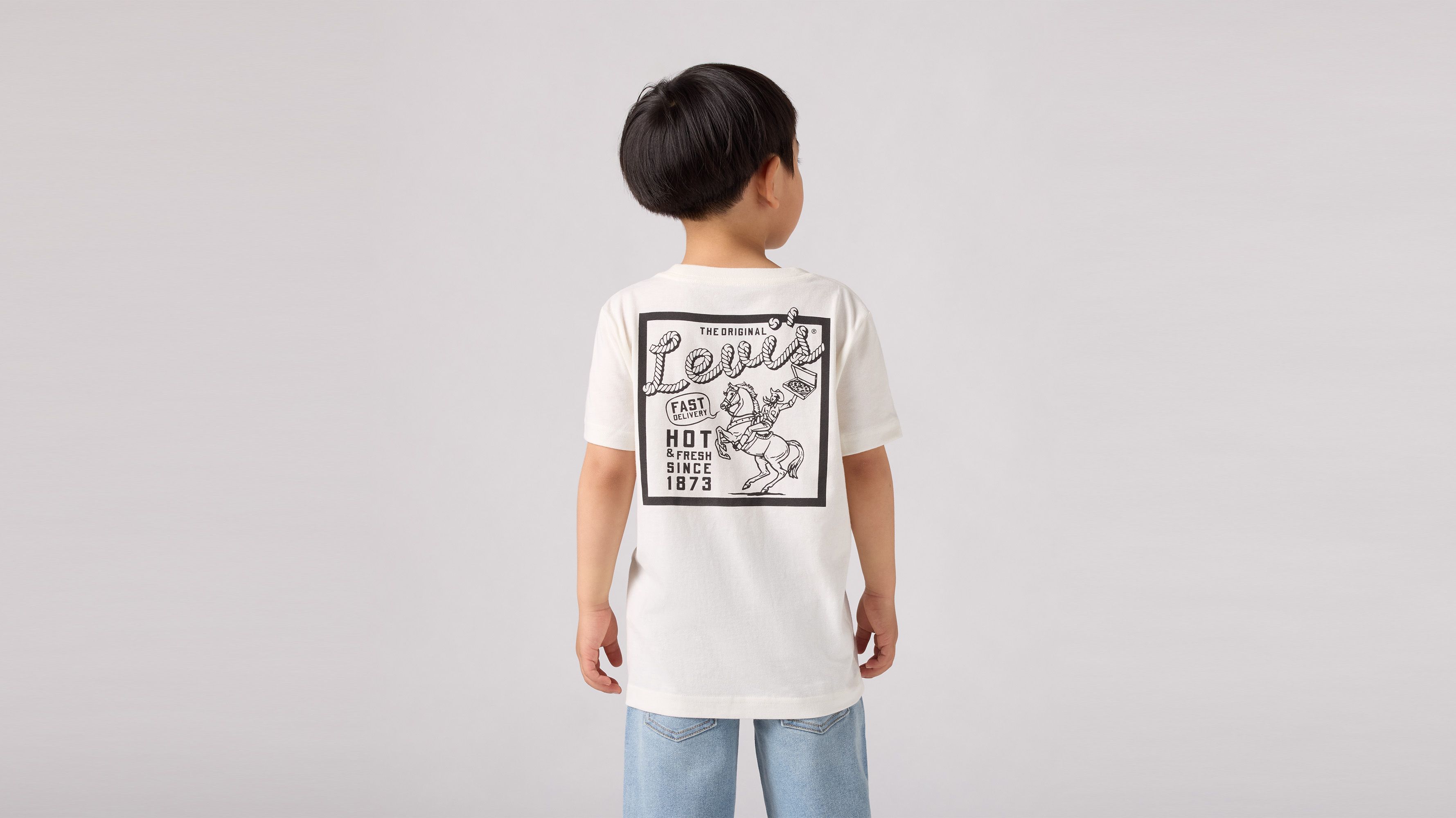 Pizza Delivering Cowboy Tee til børn 2