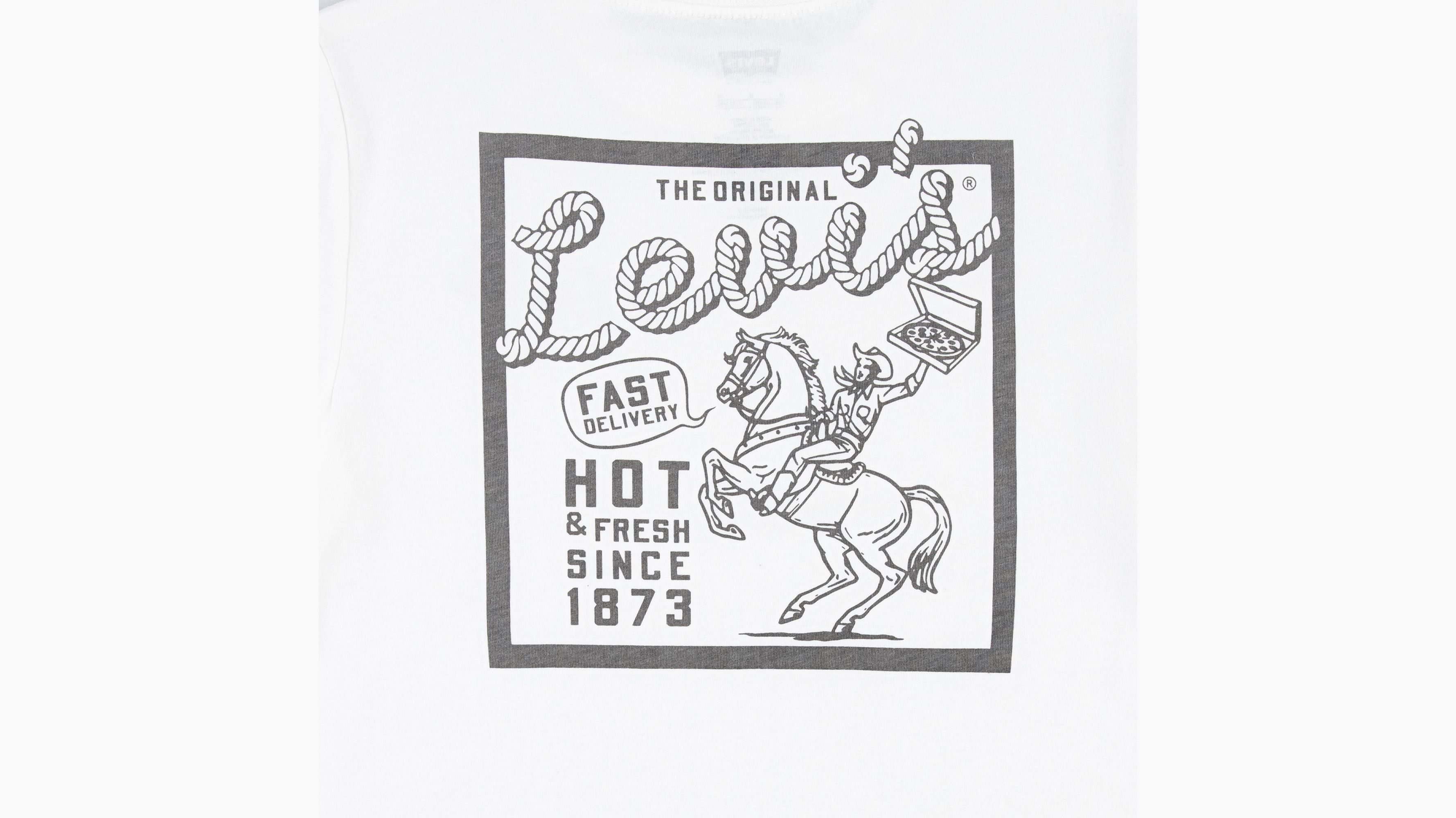 Camiseta Pizza Delivering Cowboy para adolescentes 5