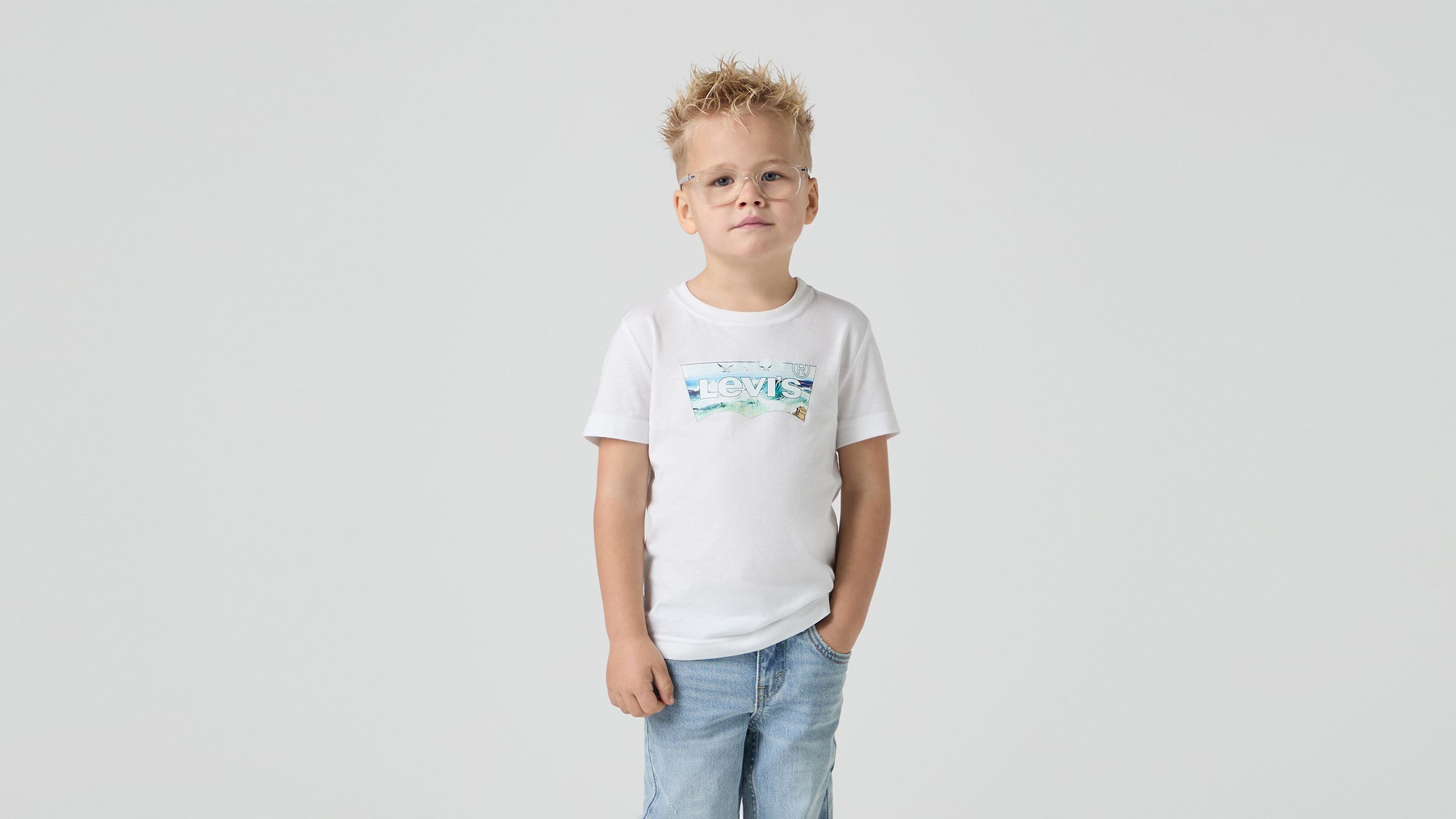 Kids Crashing Waves Batwing Tee 1