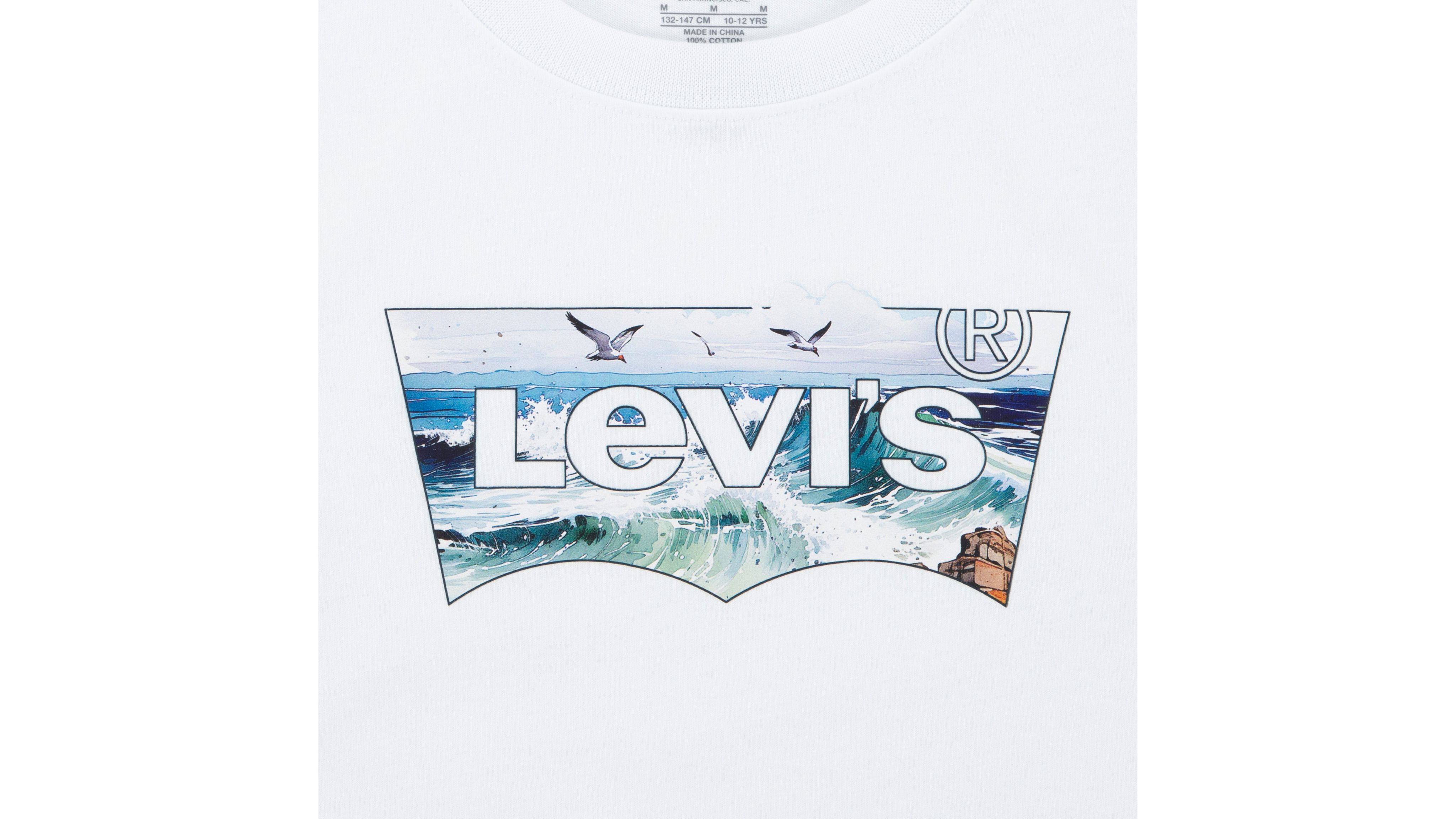 Teenager Crashing Waves Batwing Tee 6