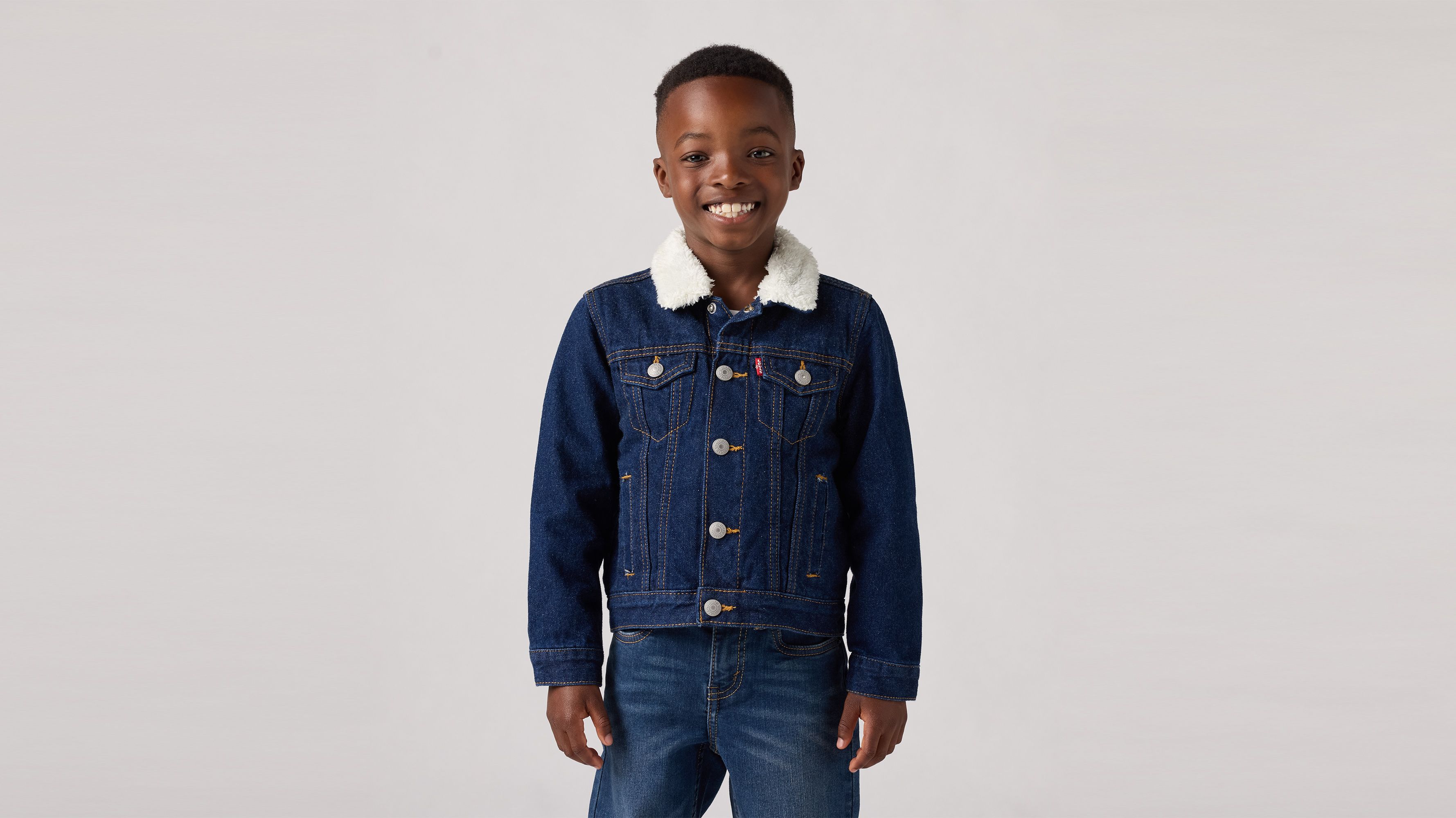 Sherpa-truckerjacka för barn 1