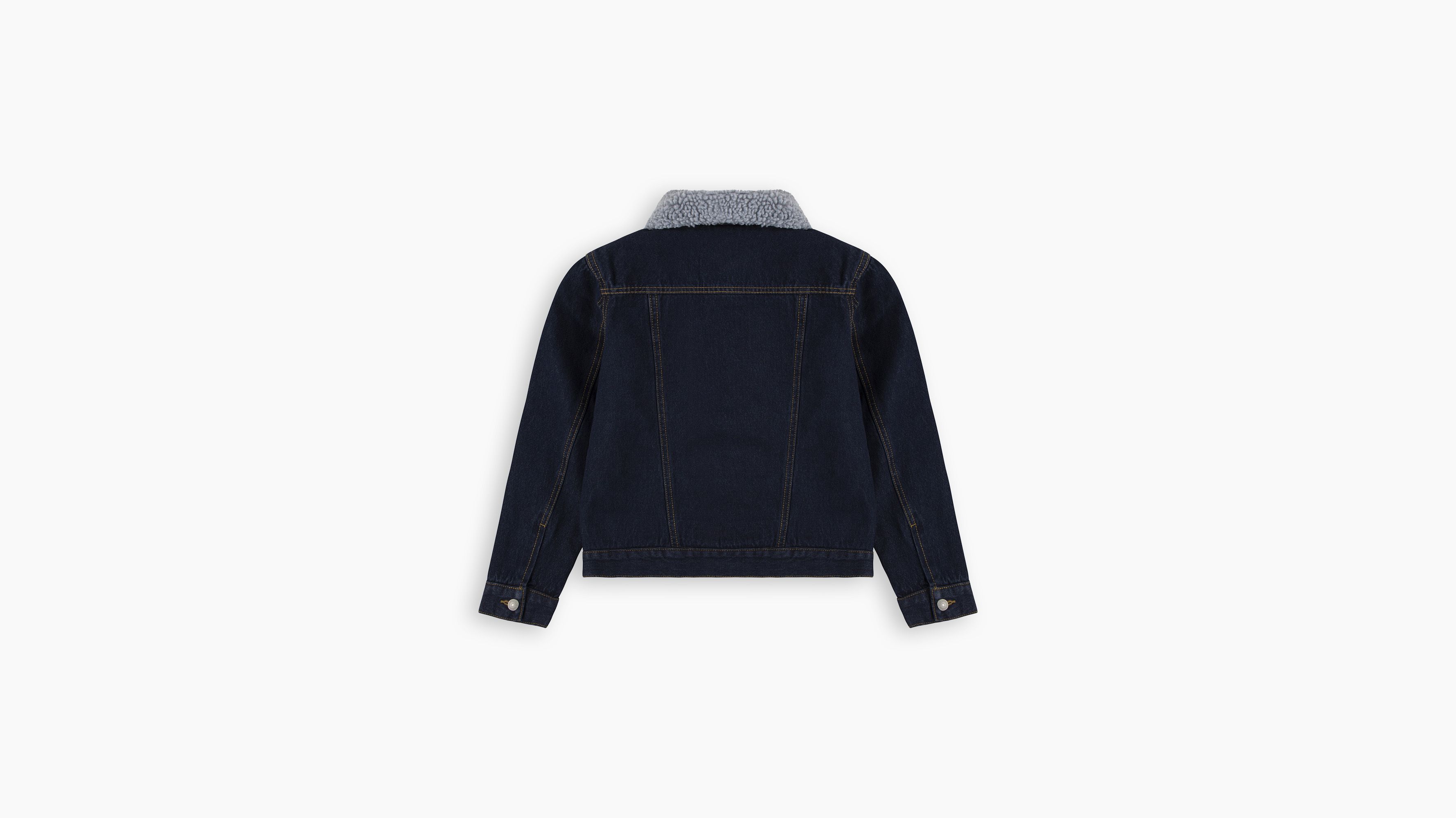 Młodzieżowa kurtka Trucker Sherpa 5