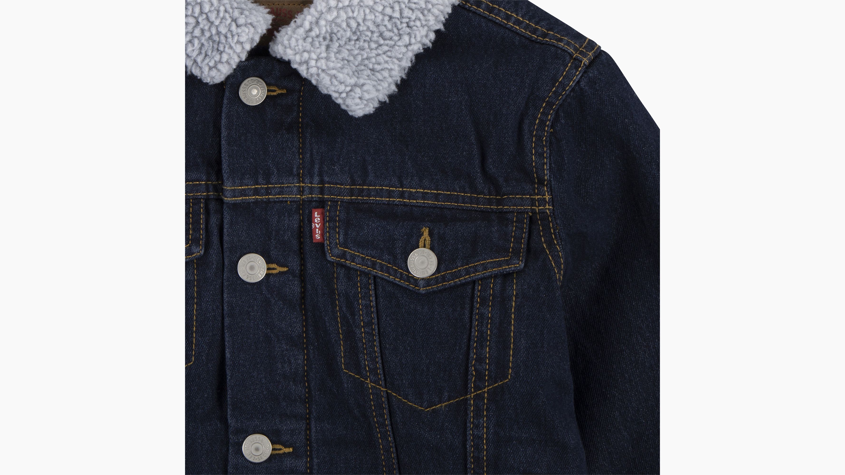 Młodzieżowa kurtka Trucker Sherpa 6