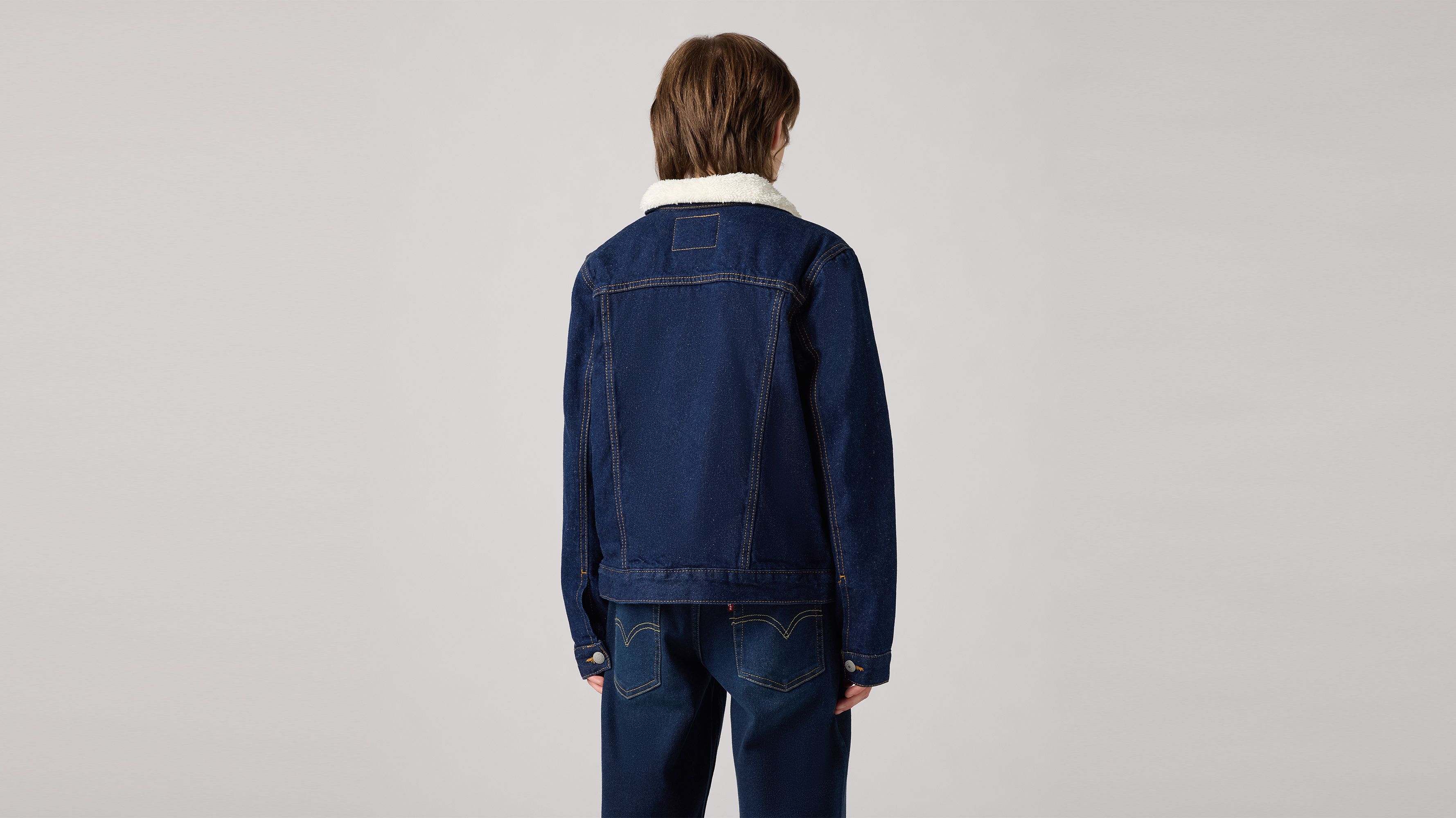 Młodzieżowa kurtka Trucker Sherpa 2