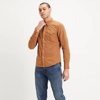 Corduroy Barstow Western Slim Shirt 1