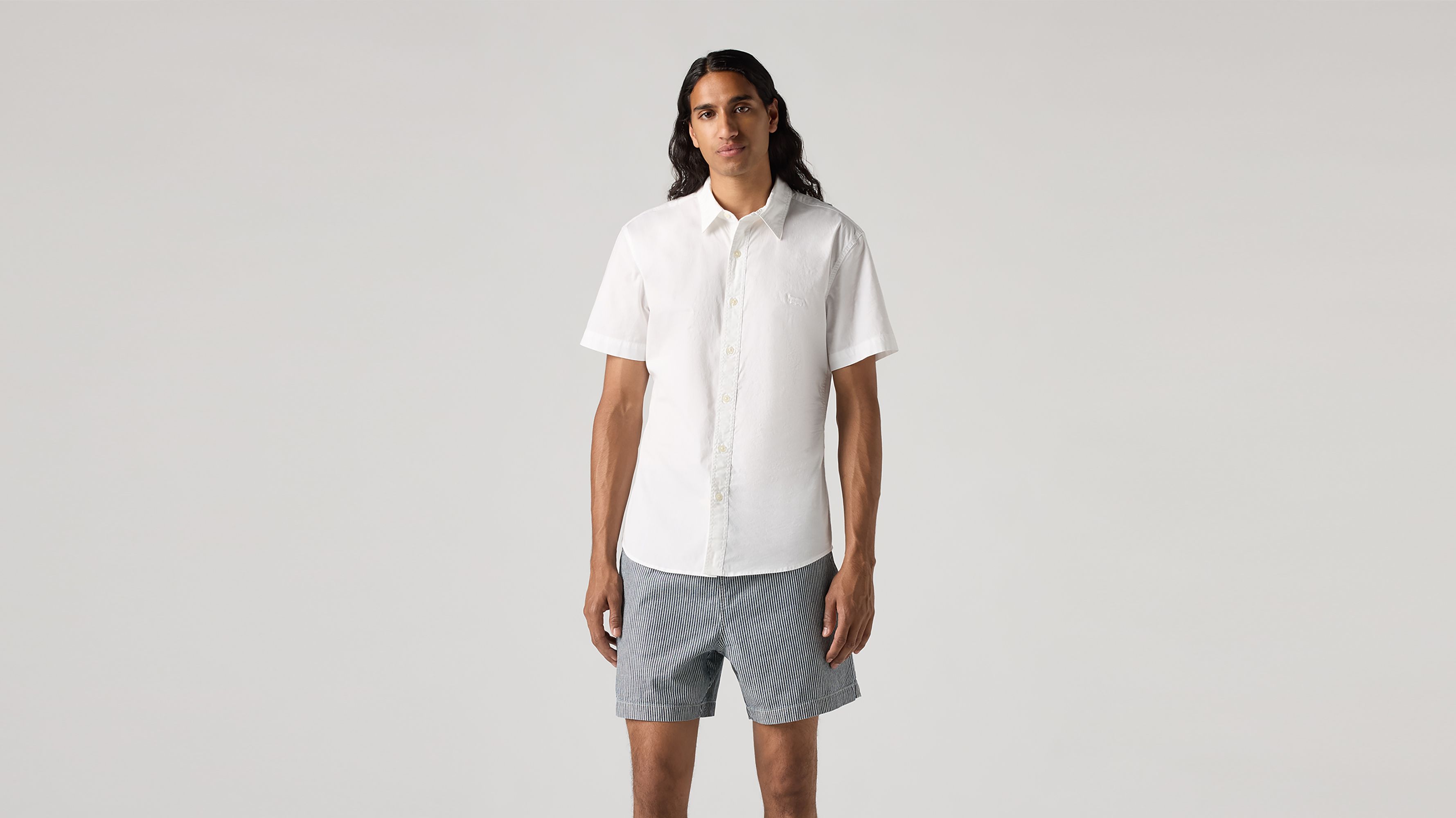 Short Sleeve Battery Housemark Slim Fit Shirt 2