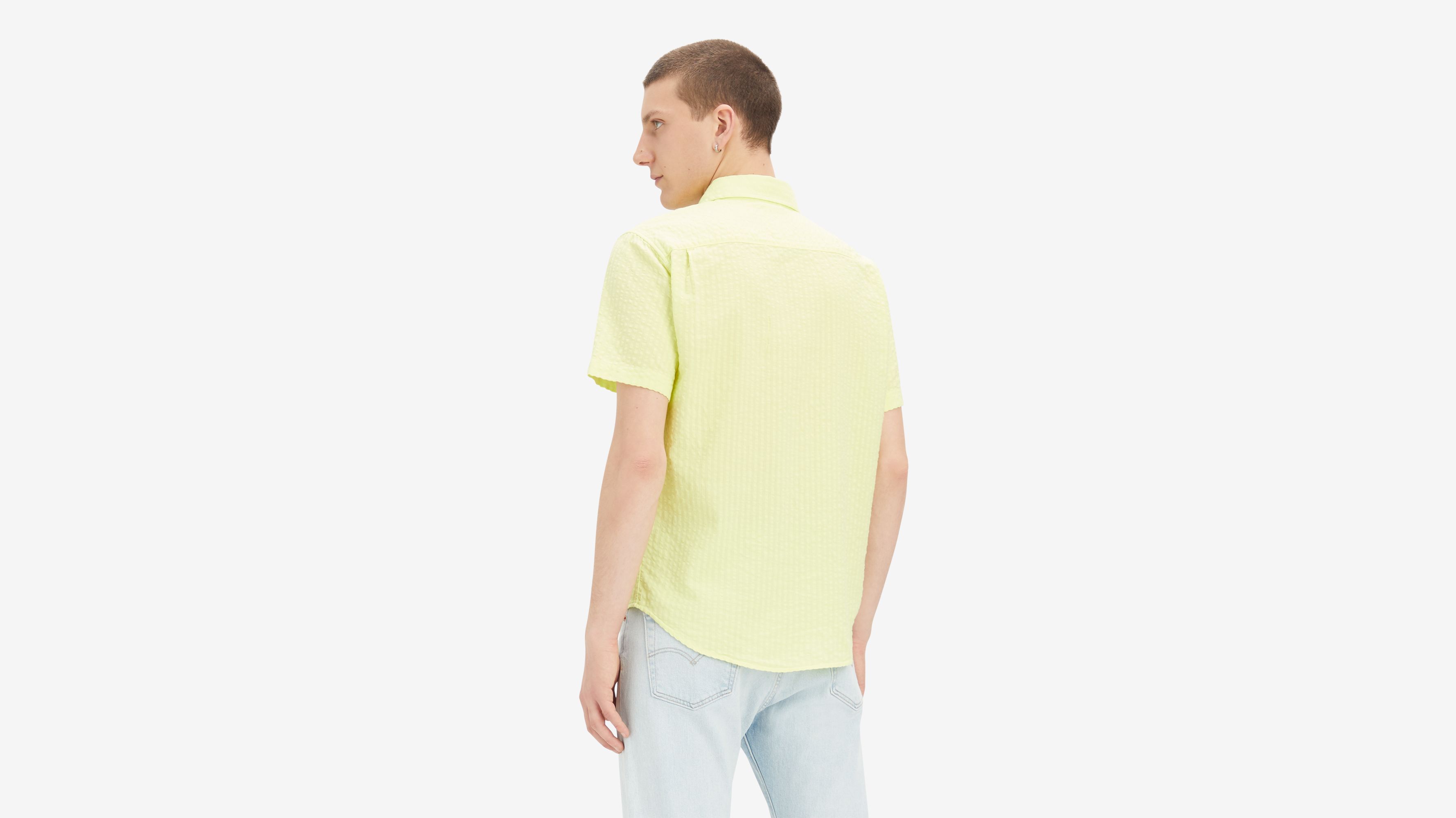 Short Sleeve Sunset 1 Pocket Standard Shirt 2