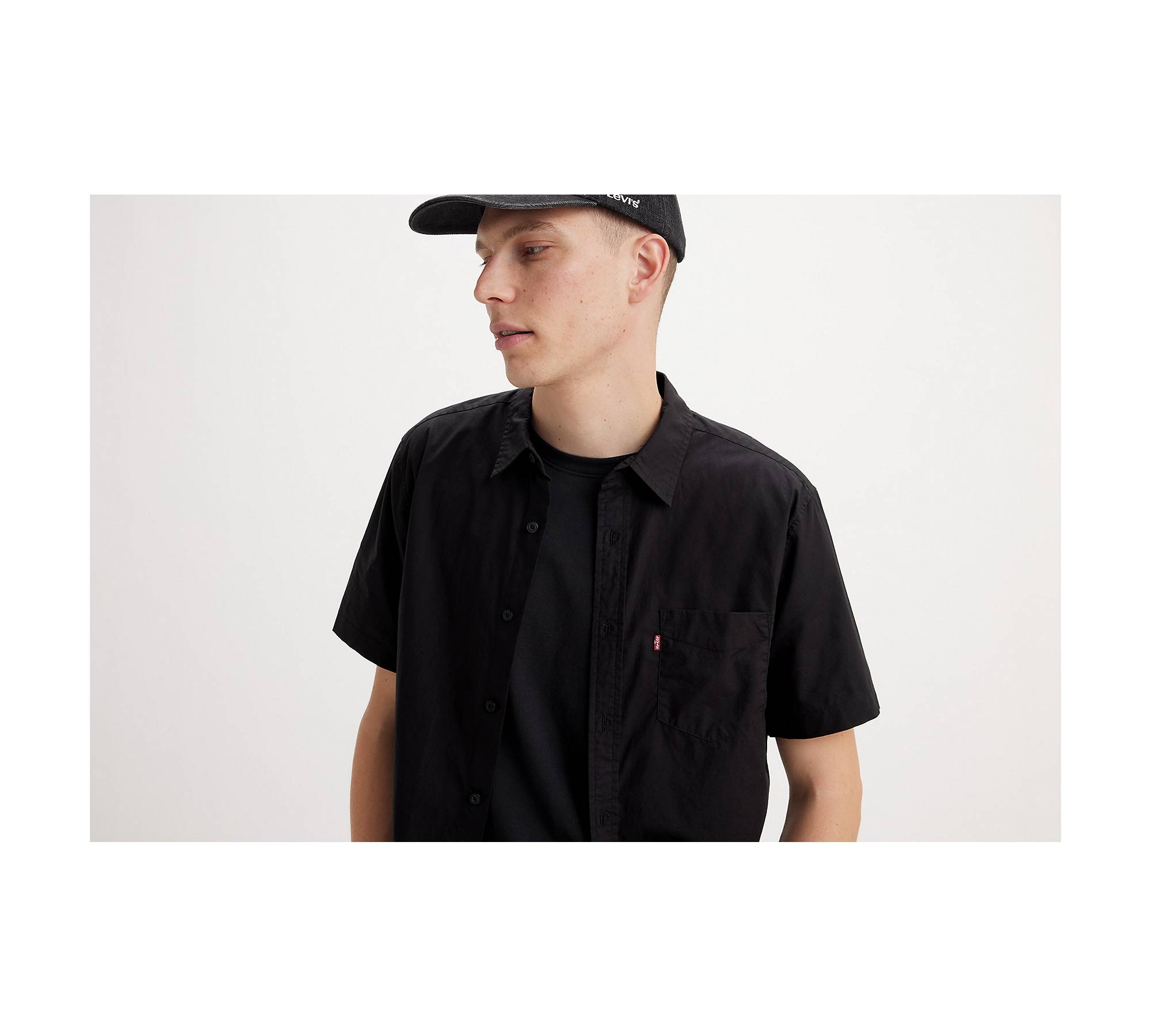 Short Sleeve Sunset One Pocket Shirt - Black | Levi's® US
