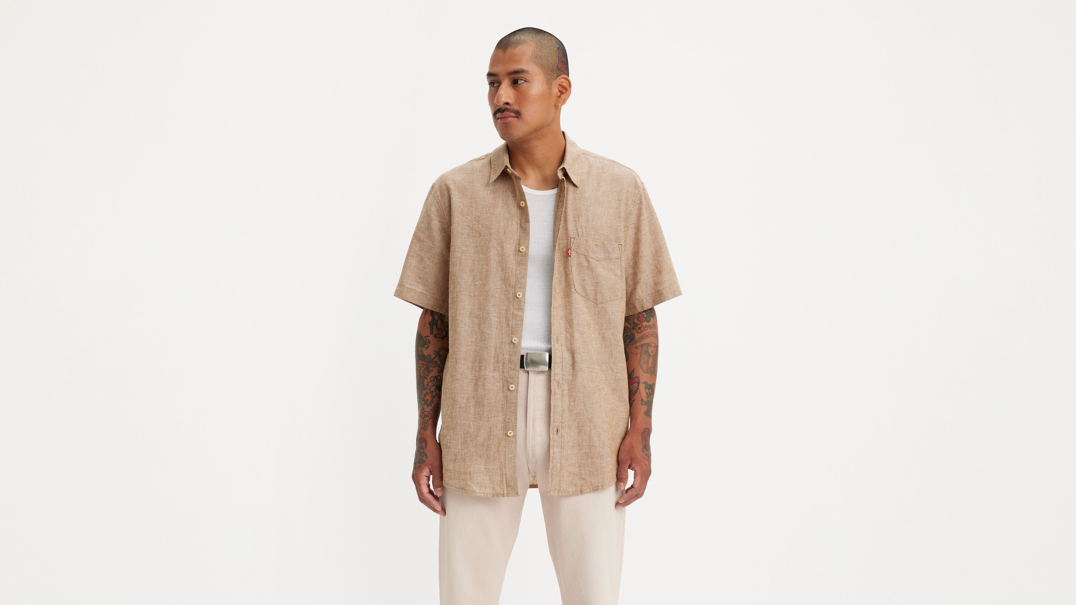 Short Sleeve Sunset One Pocket Shirt - Brown | Levi's® US