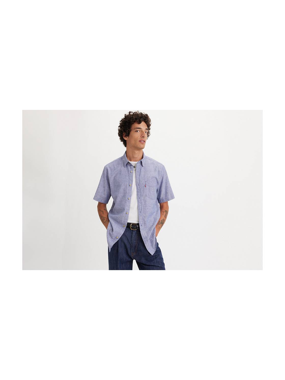 Blu - Short Sleeve Shirt - B-1947314 Clearance