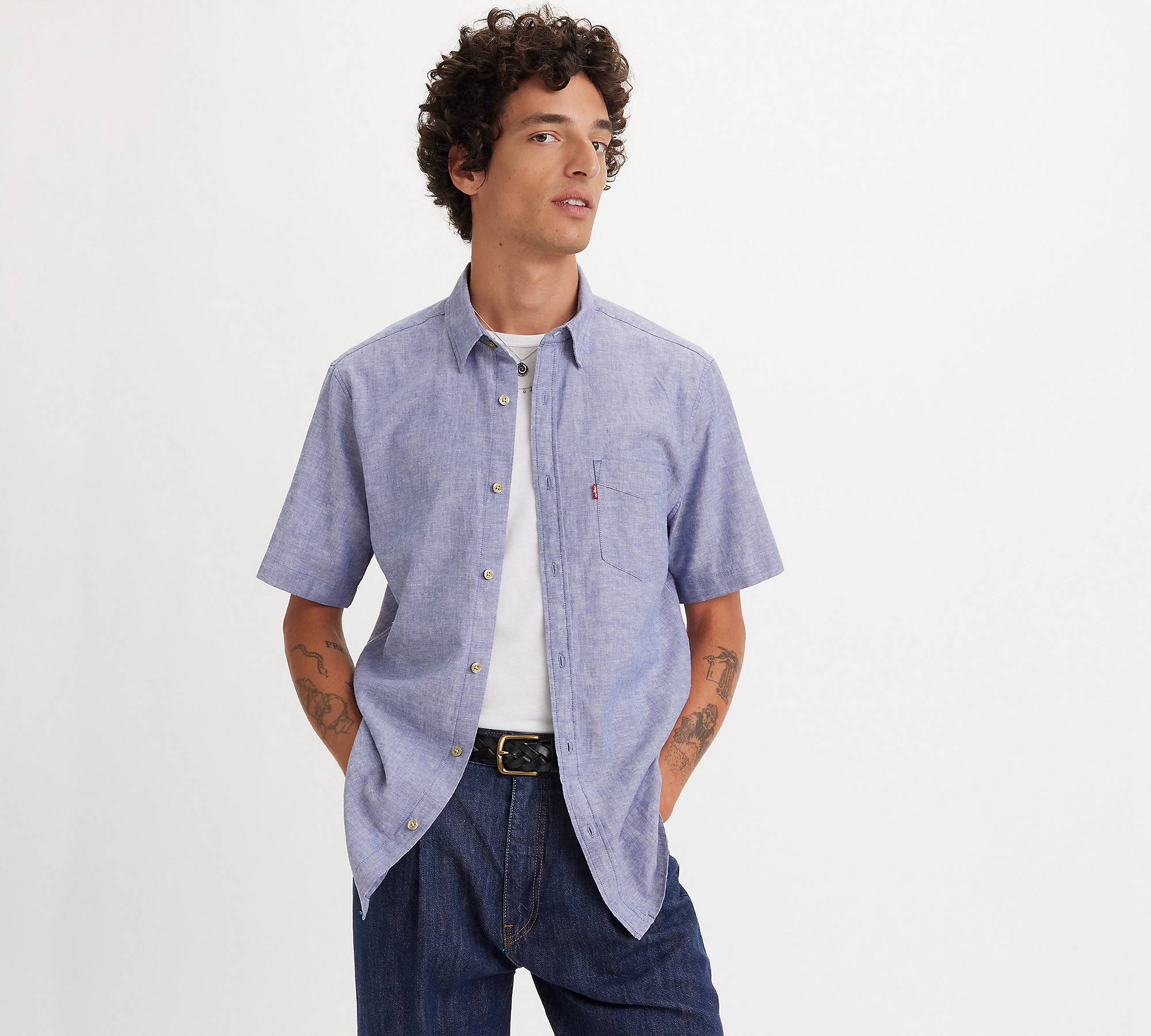 Sunset Standard Kurzarm-Shirt mit Tasche 1