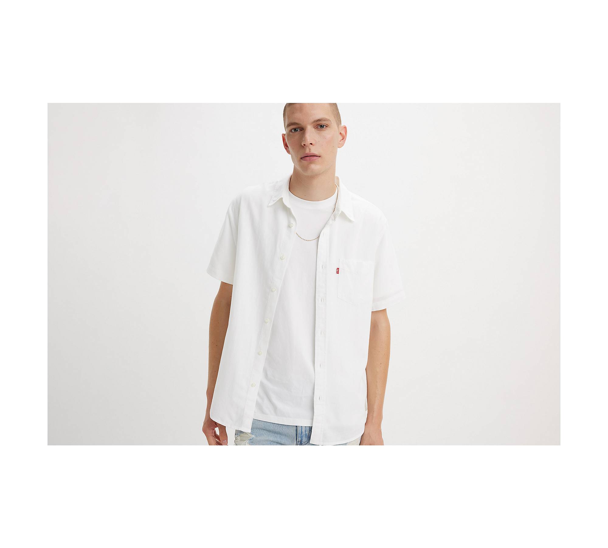 Short Sleeve Sunset One Pocket Shirt - White | Levi's® US