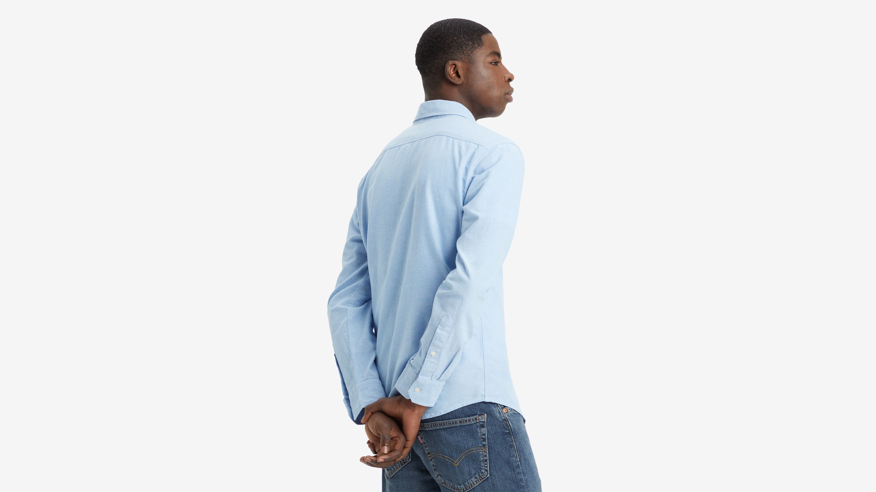 ★★ ★★ Slim fit performance solid knit shirt Murano Slim Fit Performance Stretch Solid Long Sleeve Woven