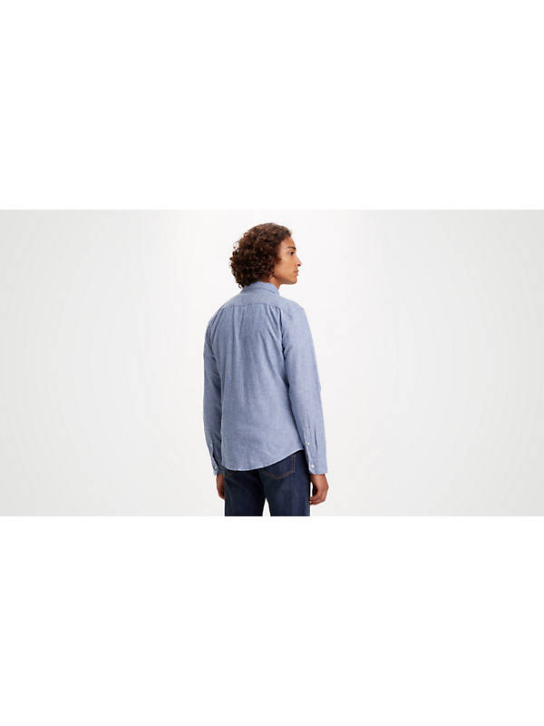 Battery Housemark Slim Fit Shirt - Blue | Levi's® ES
