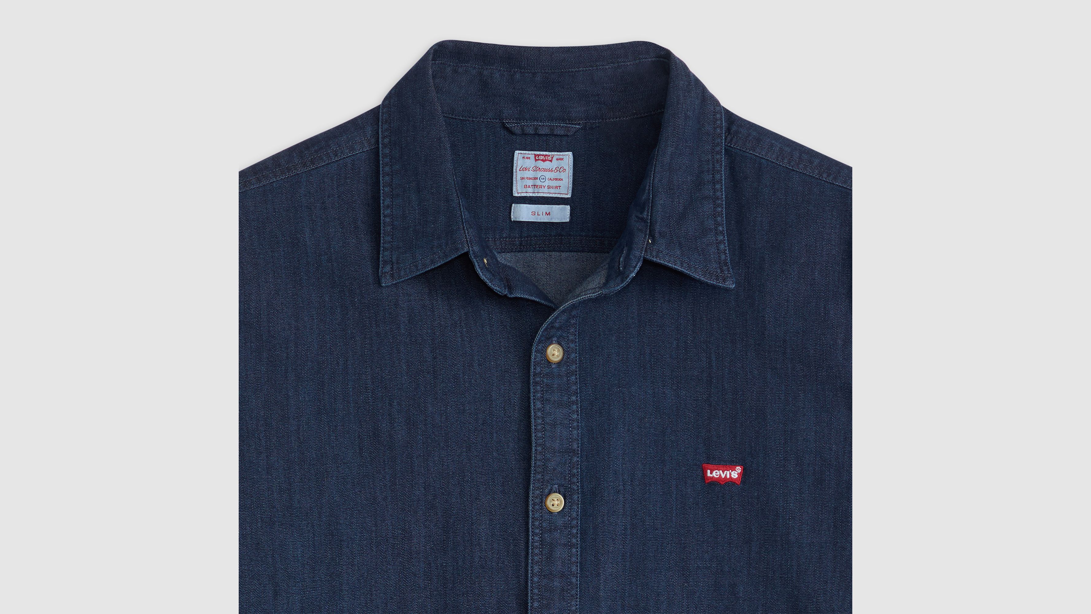 Battery Housemark Slim Fit Shirt 6