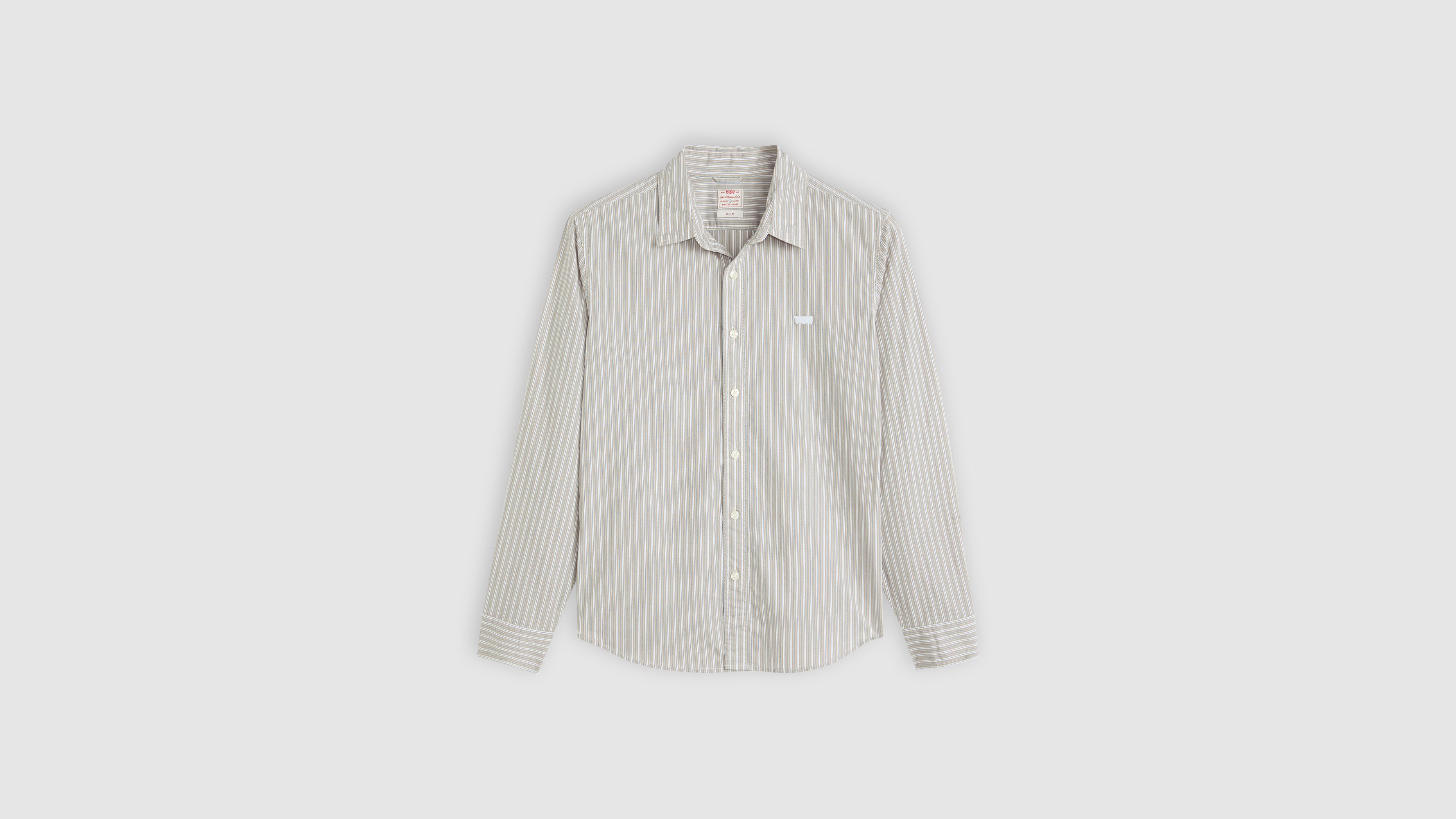 Battery Housemark Slim Fit overhemd 5