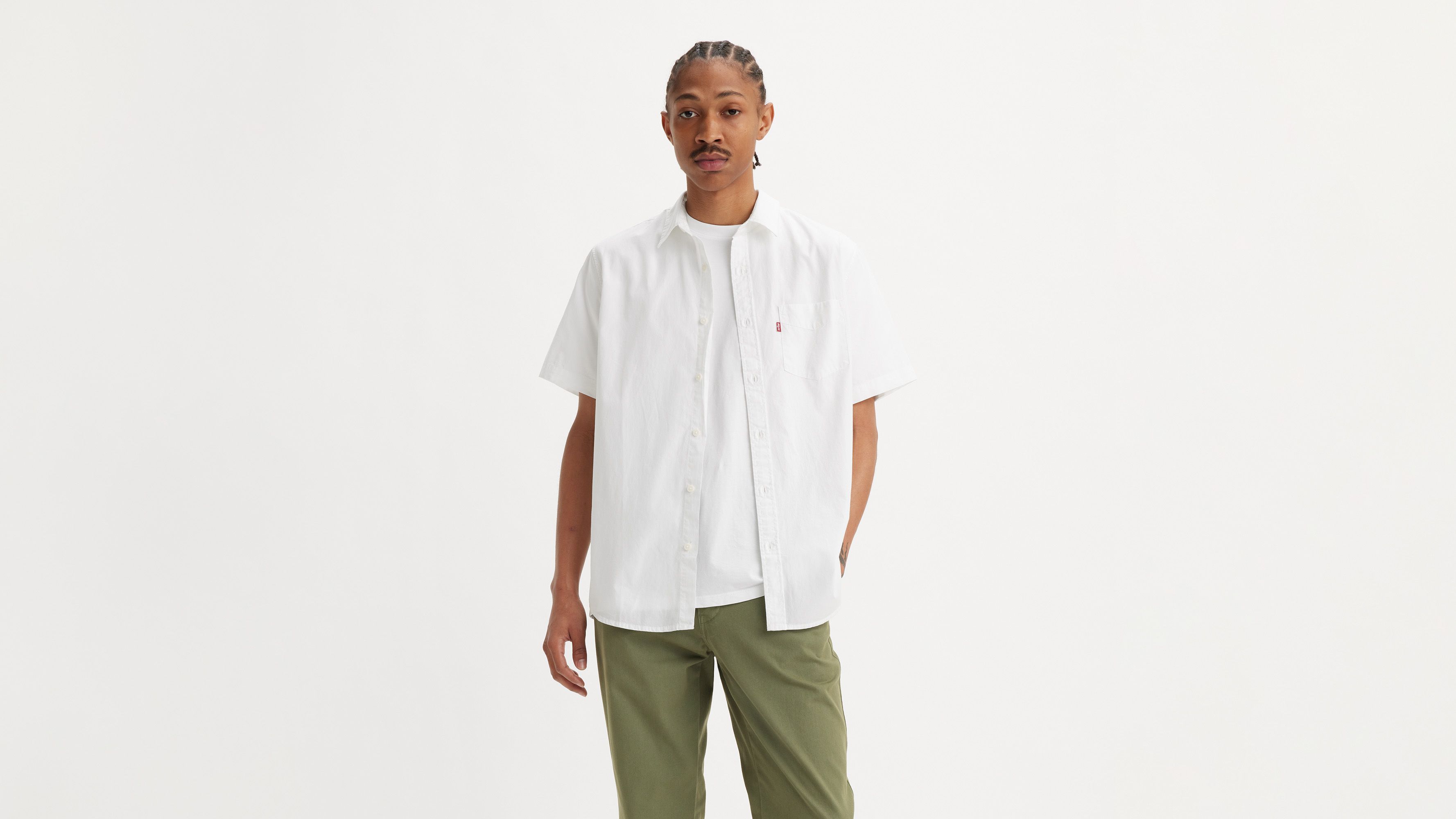 Short Sleeve Sunset One Pocket Shirt