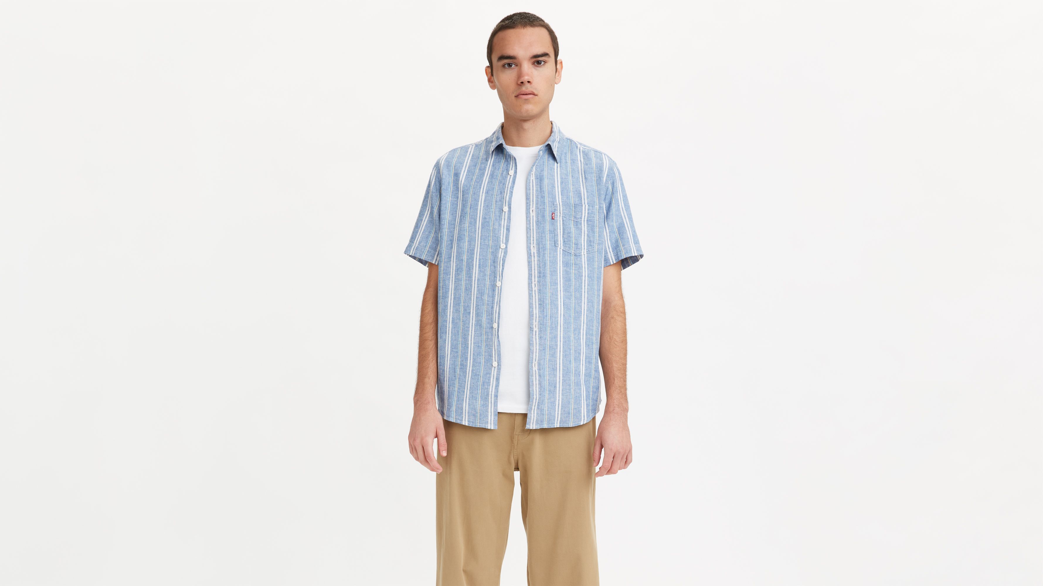 One Pocket Short Sleeve Shirt - Blue | Levi's® US