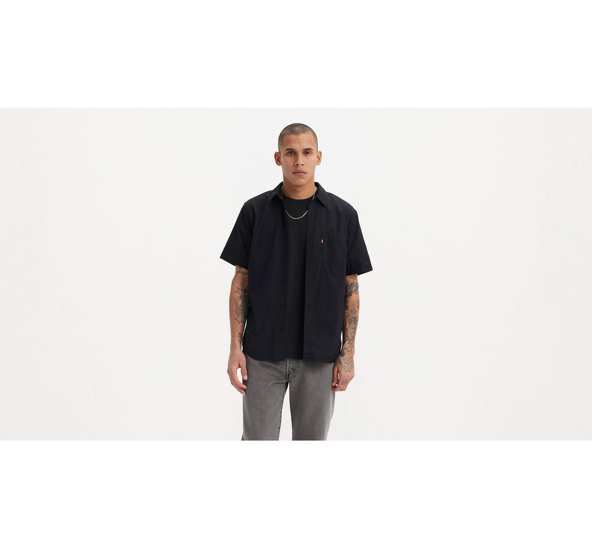 Sleeve One Pocket Shirt - Black | Levi's® US
