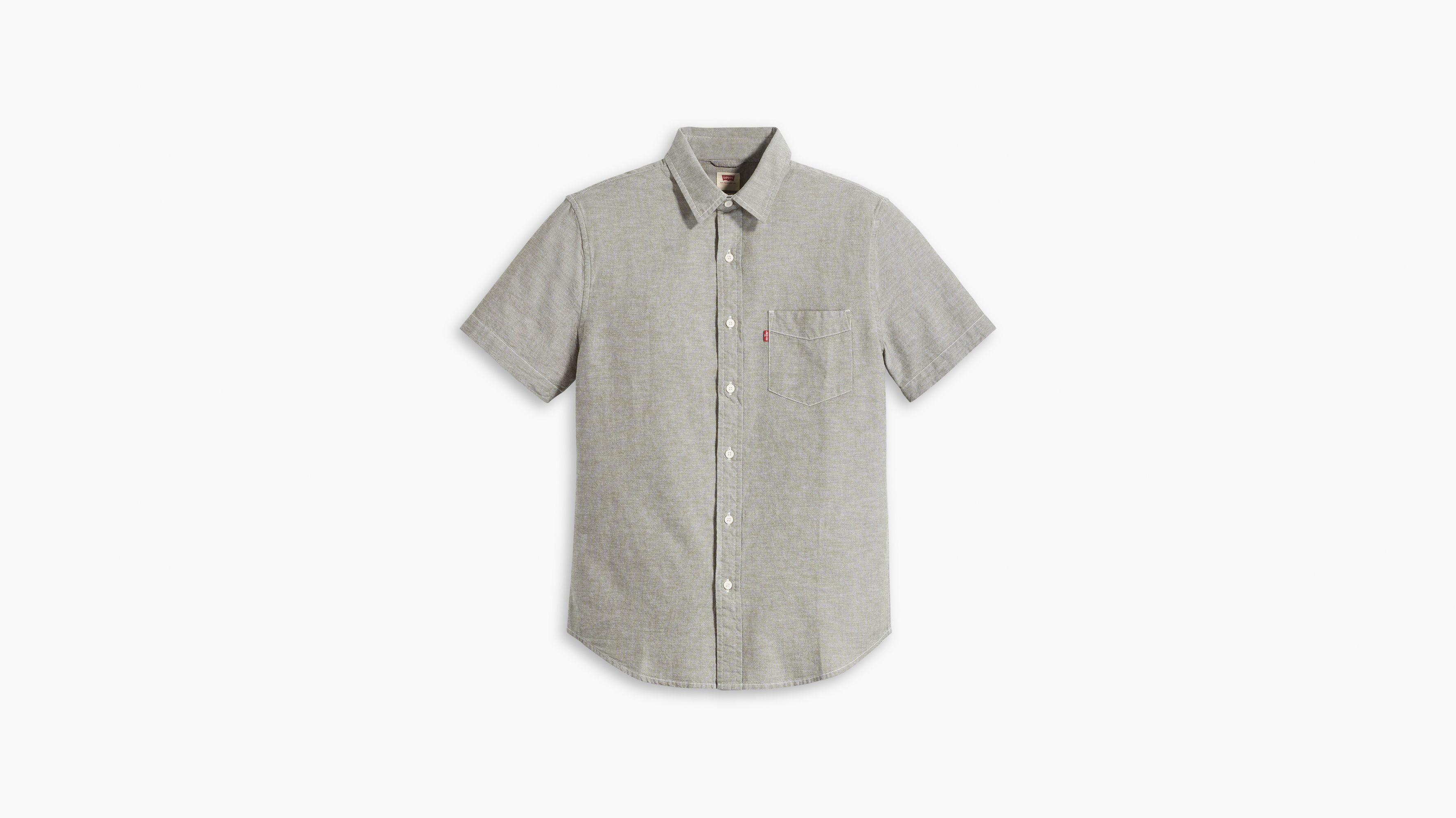 Chemise manche courte classique standard à 1 poche 3