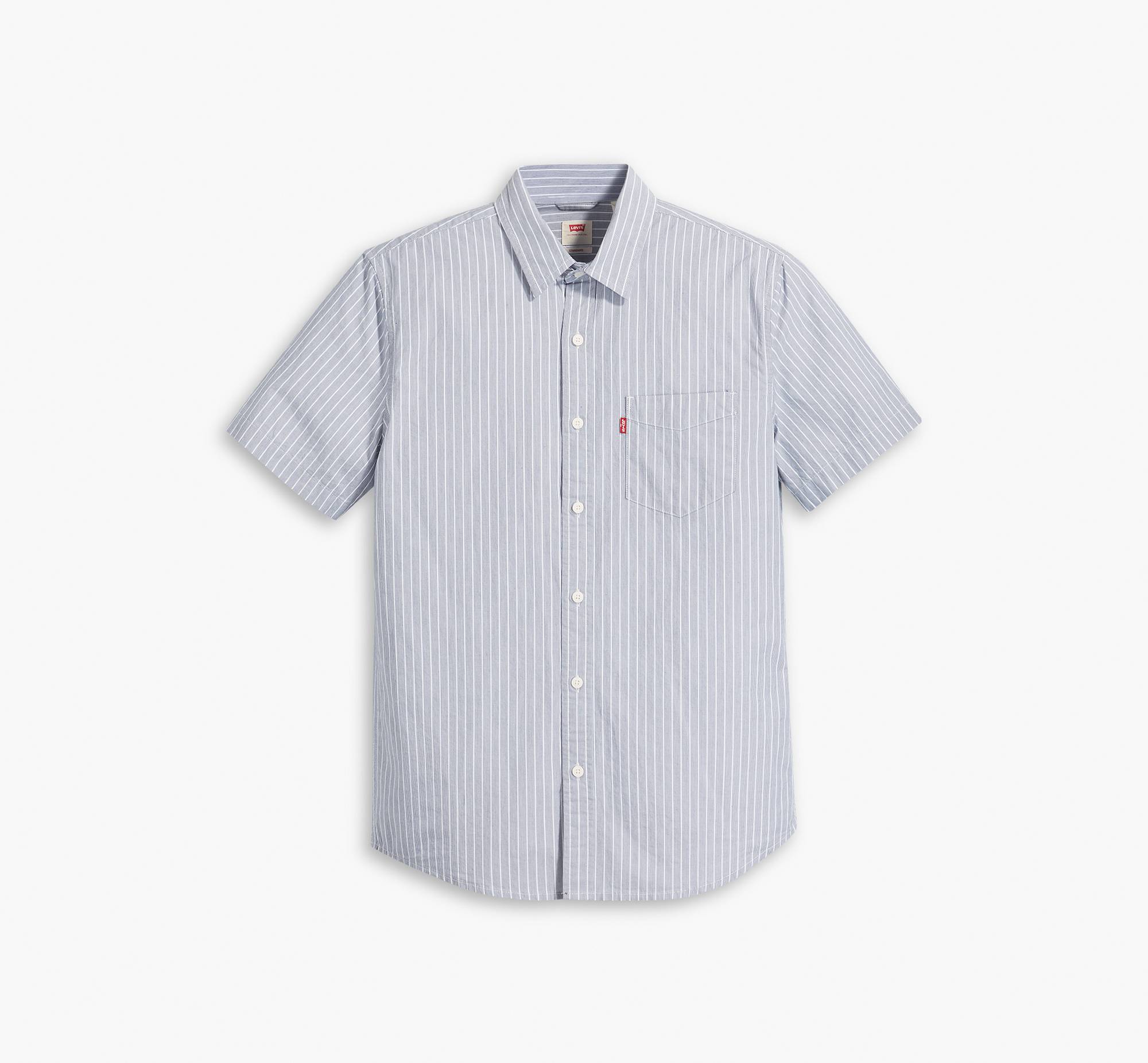 Short Sleeve Classic 1 Pocket Standard Shirt - Blue | Levi's® NO