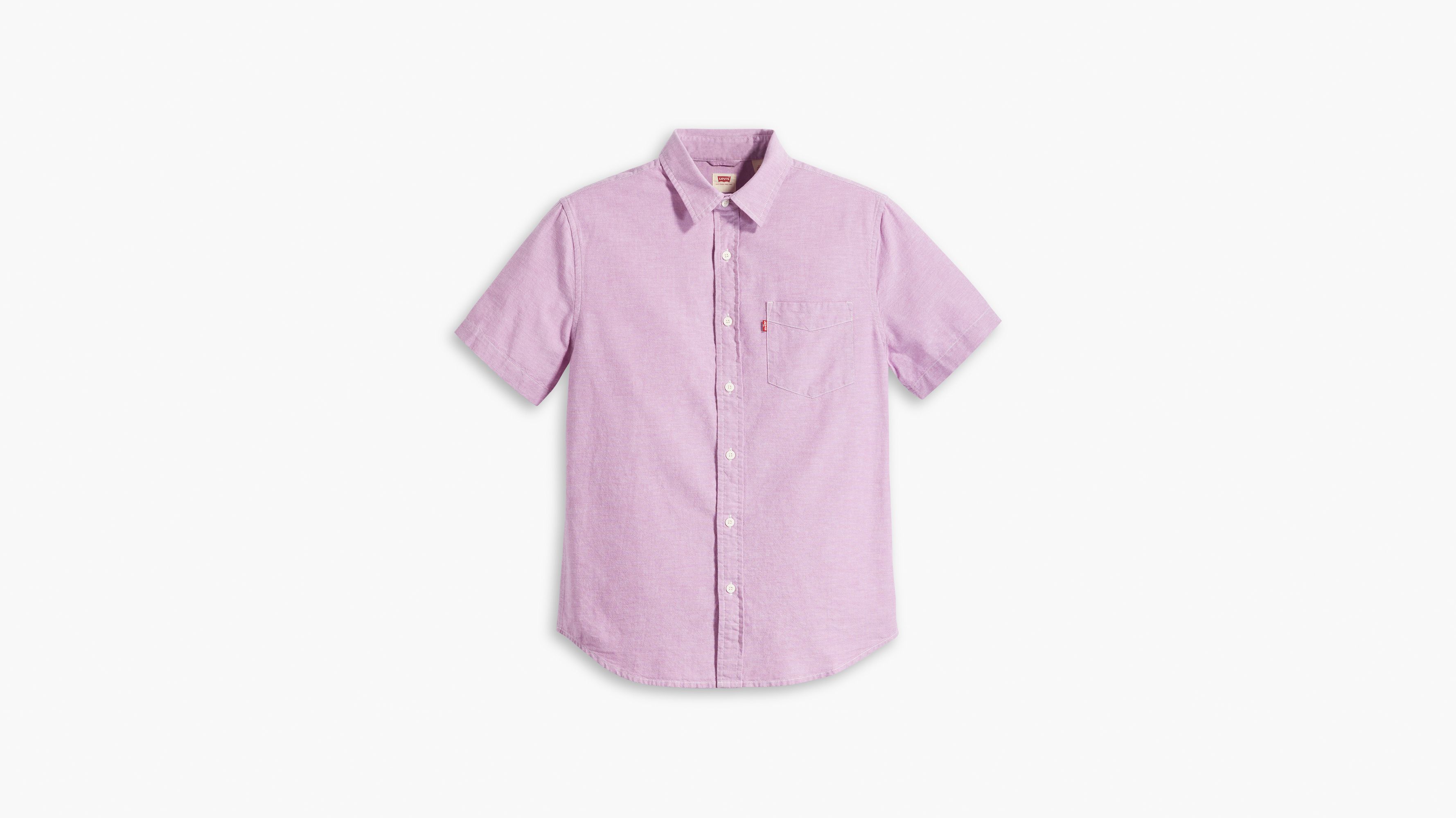 Chemise Manche Courte Classique Standard A 1 poche Violet Levi s FR