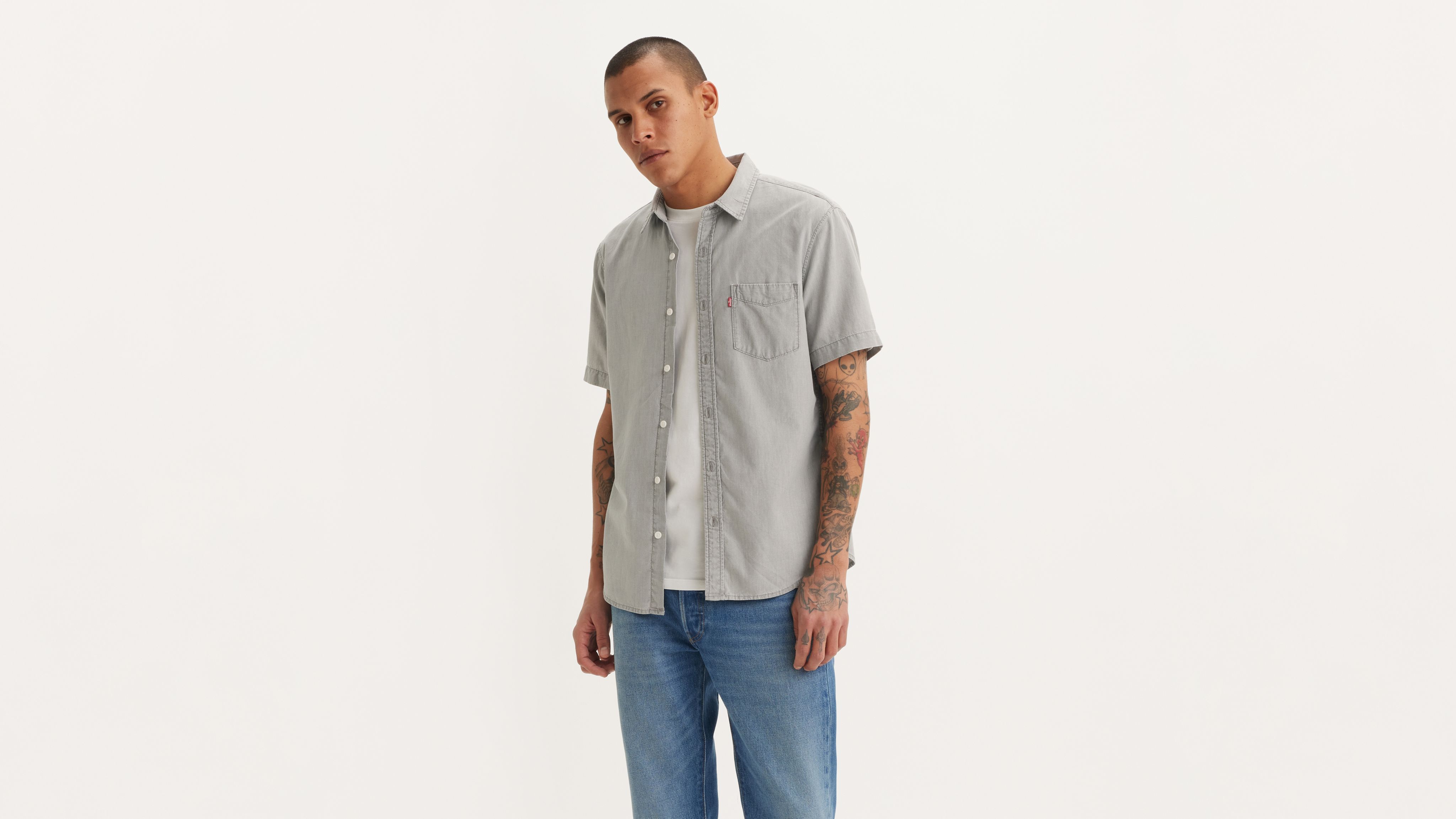 Short Sleeve Classic One Pocket Standard Fit Shirt