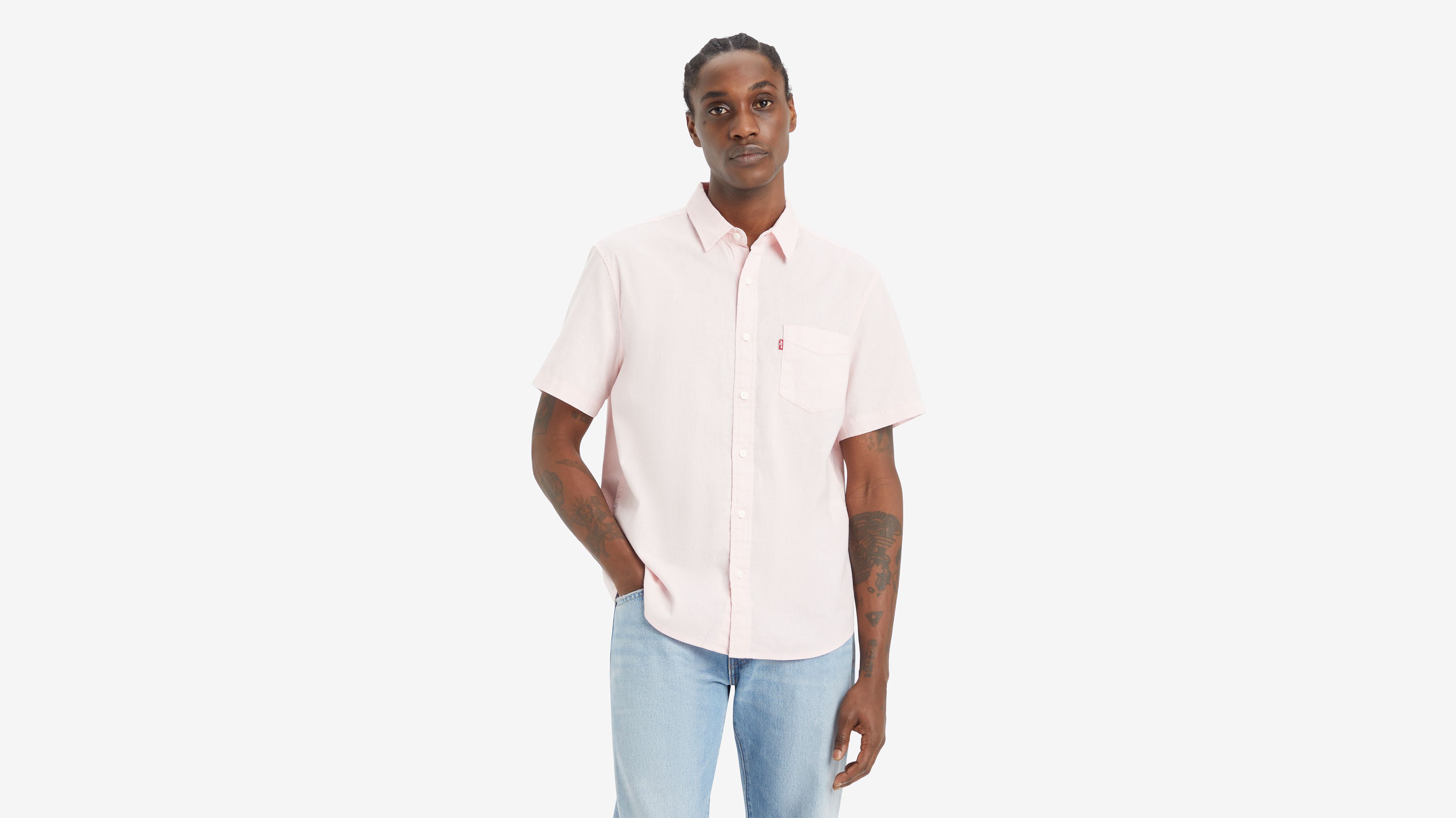 Chemise Manche Courte Classic Standard Rouge Levi's® CH