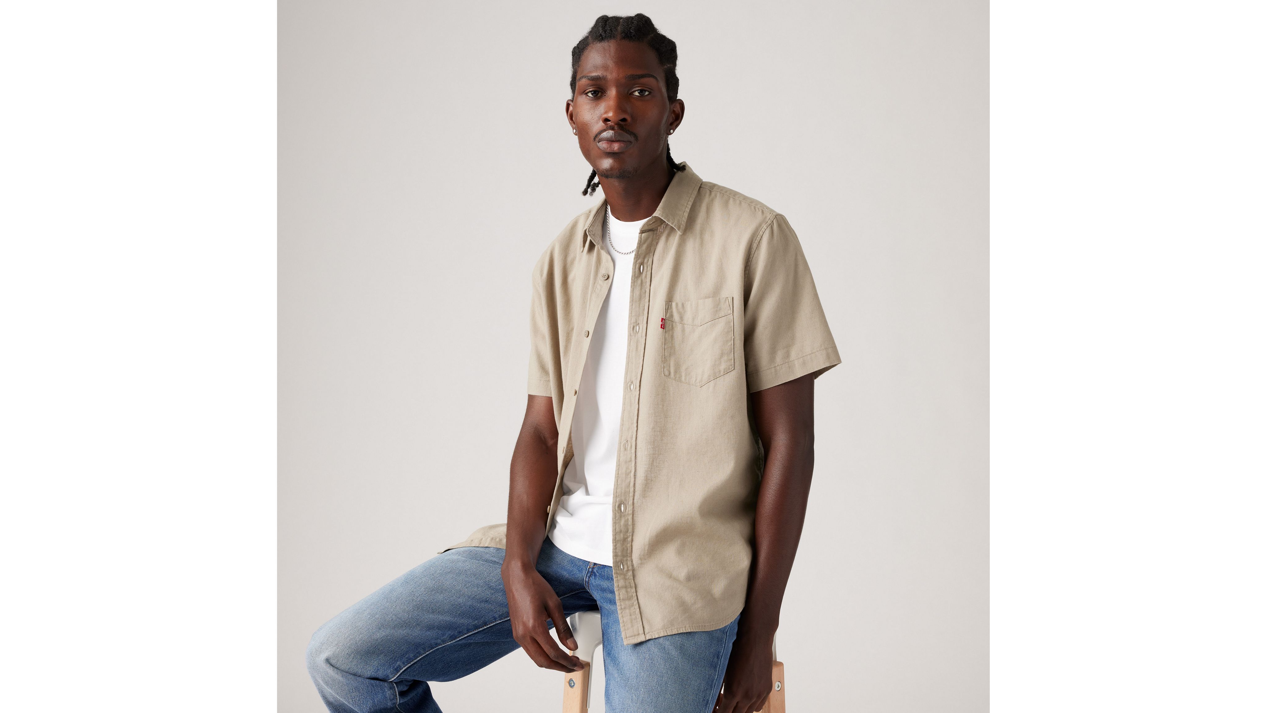 メンズウェア BackSlash StandCollar HalfSleeve Shirt Sleeveless Stretch V Hals Shirt - Slaterstore