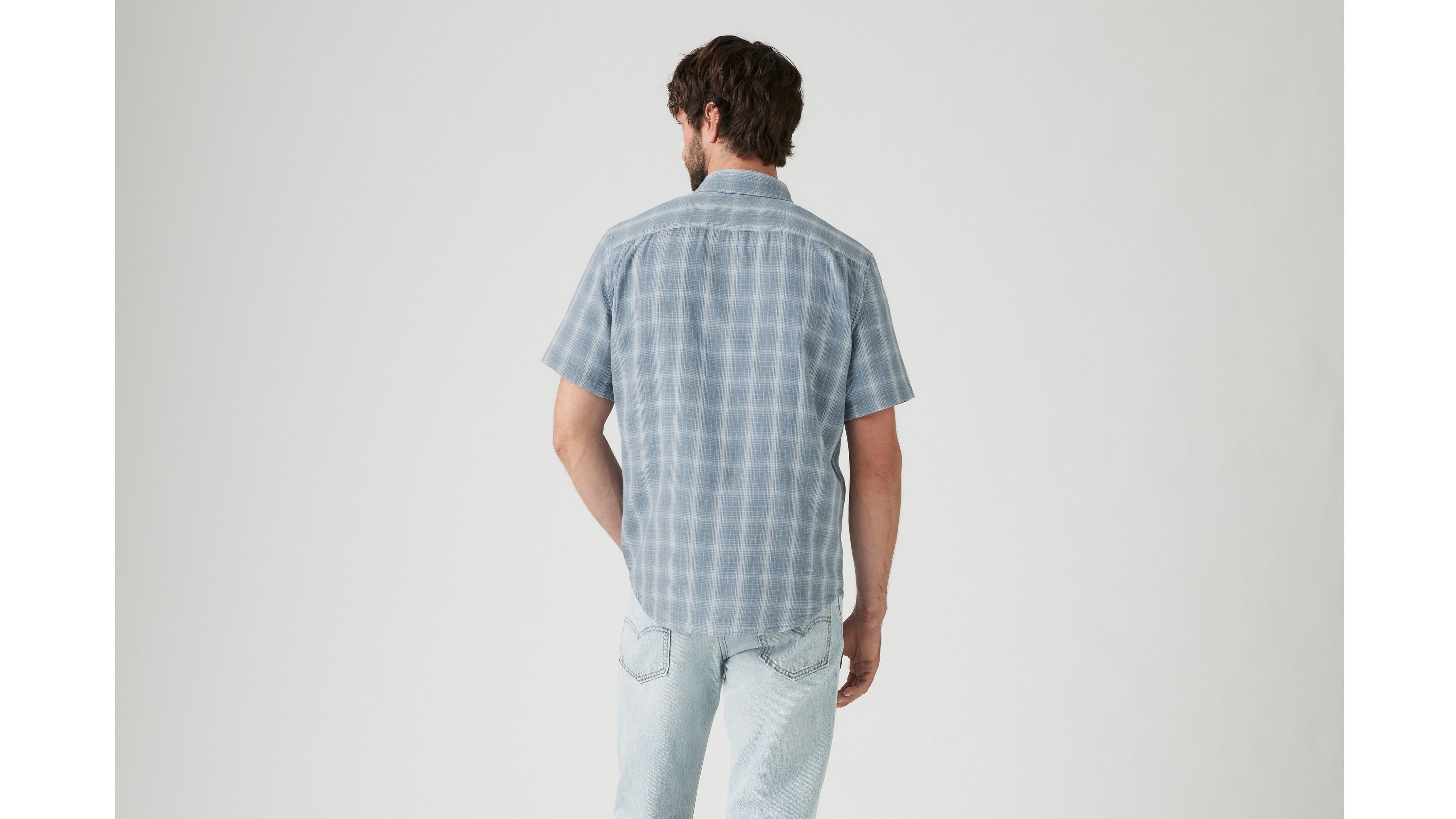 トップス sunsea 17ss linen check gigolo shirt sunsea 17ss linen check gigolo shirt（SUNSEA BRICK CHECK
