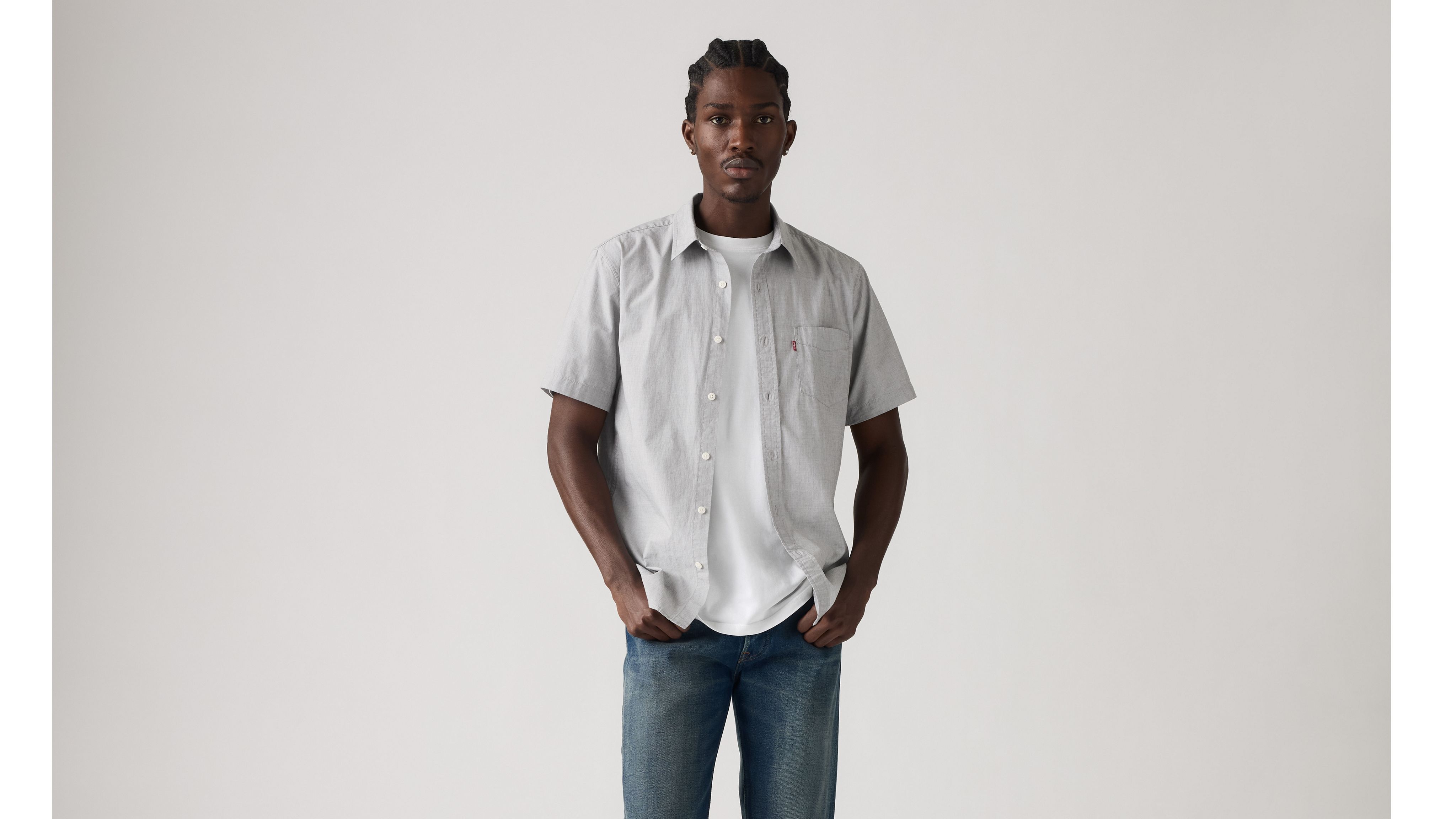 Short-Sleeve Classic Standard Fit Shirt 15