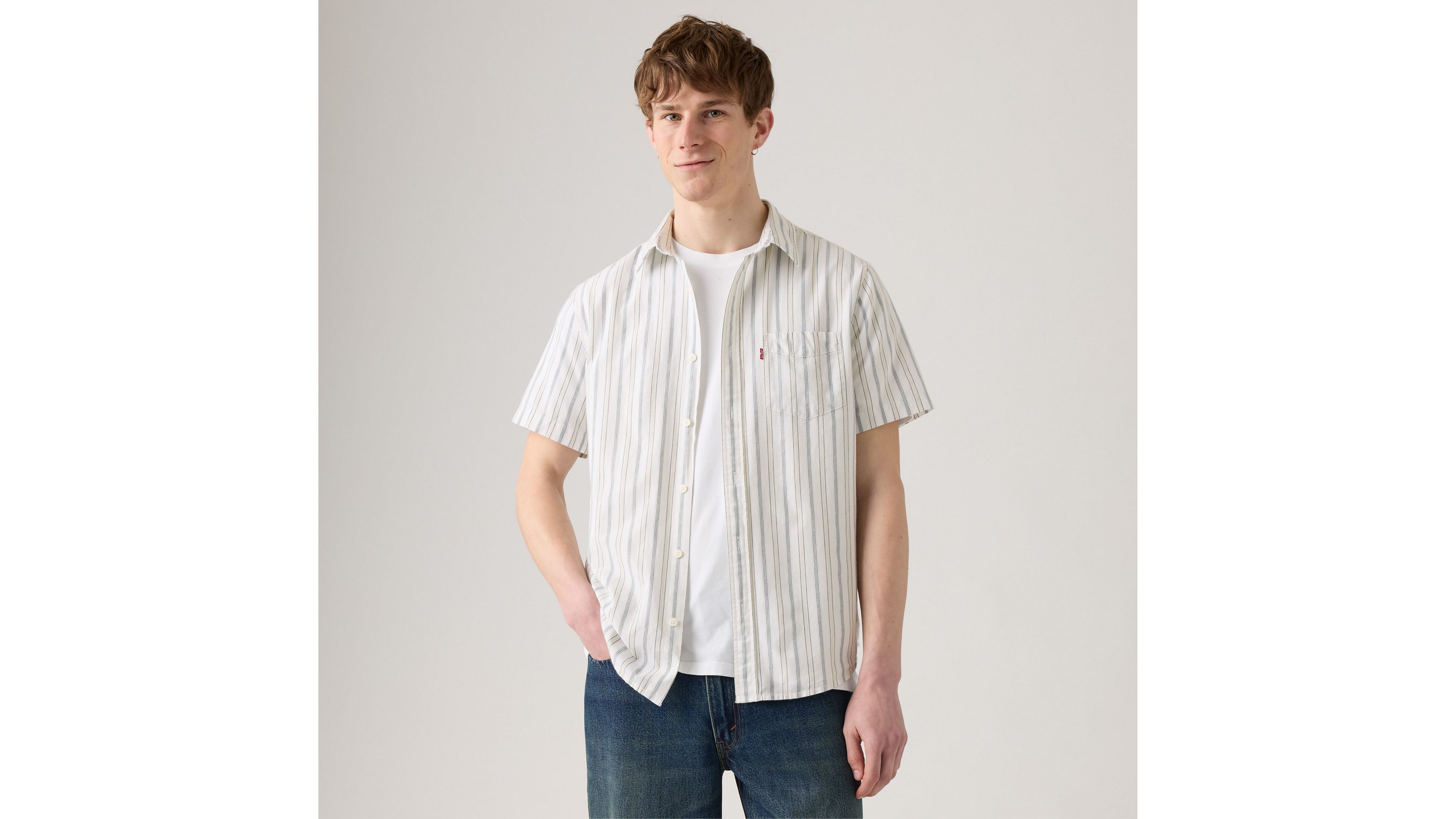 Levi's Short-sleeve Classic Standard Fit Shirt In Multi
