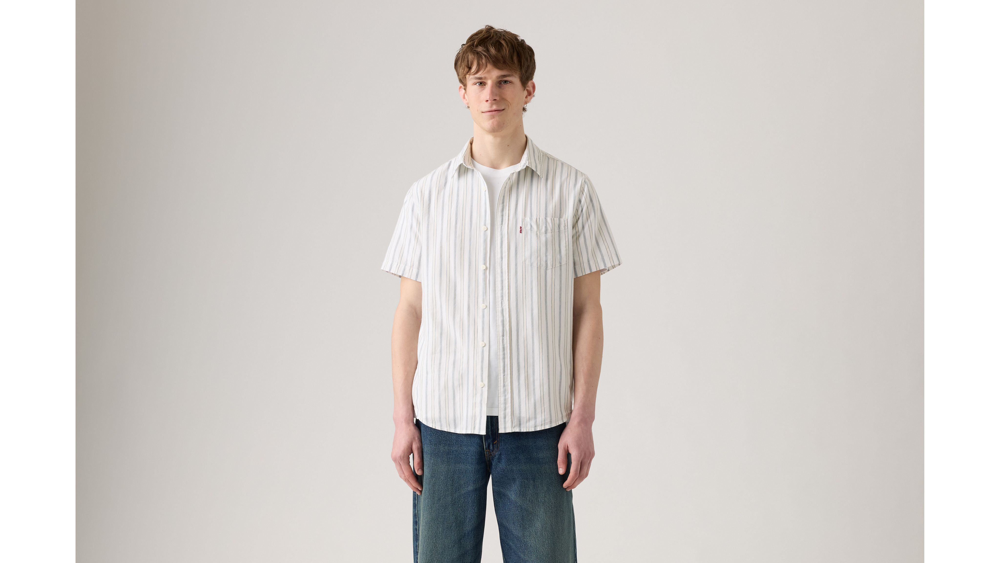 Levi's Short-sleeve Classic Standard Fit Shirt In Multi