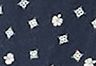 Kieran Geo Print Navy Blazer - Blue - Short-Sleeve Classic Standard Fit Shirt