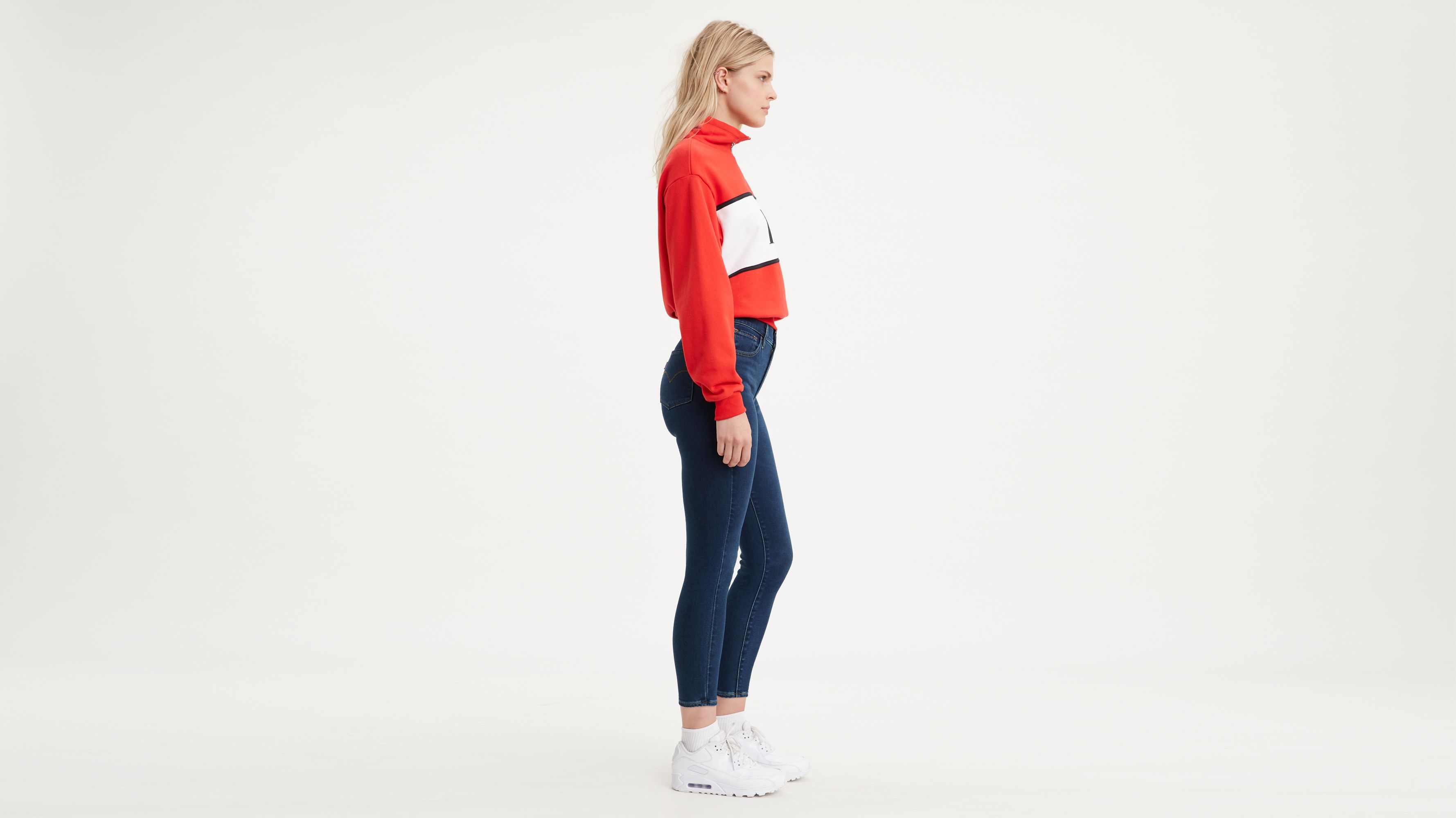 720 high rise super skinny crop women's jeans